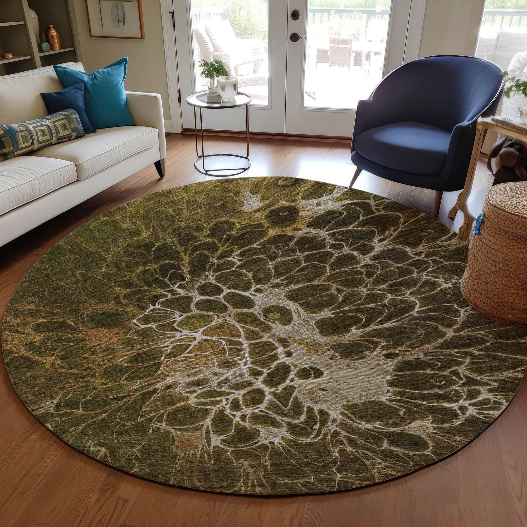 Filigree Machine Washable Rug