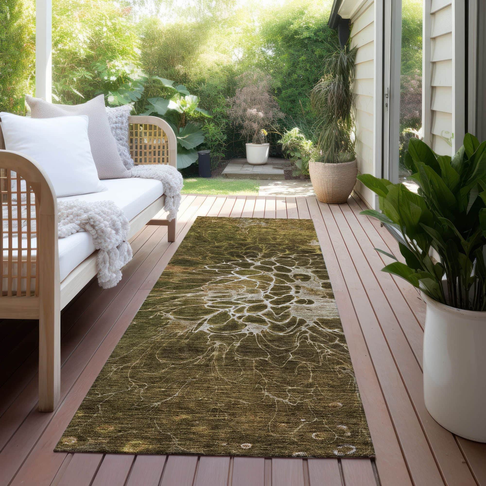 Filigree Machine Washable Rug