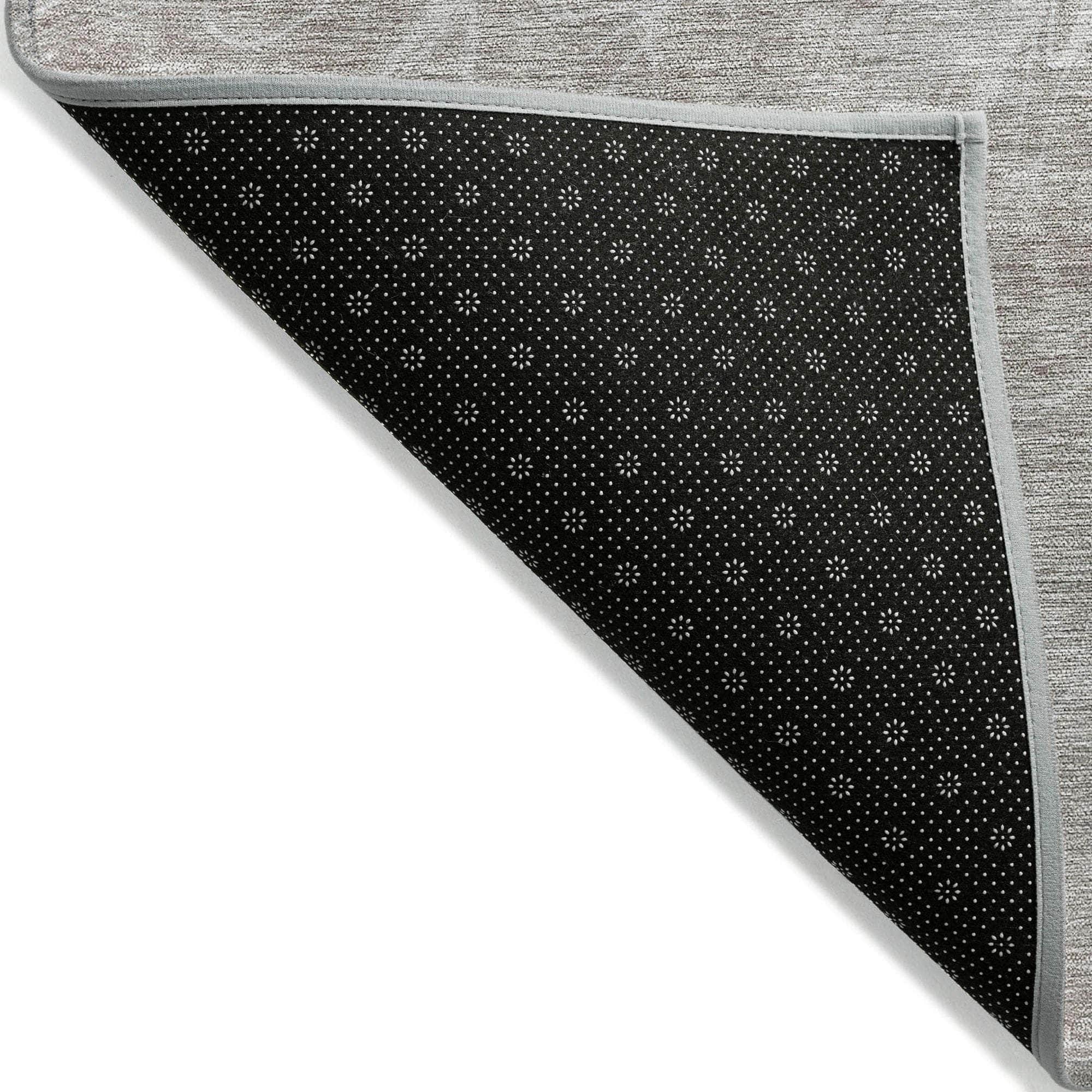 Machine Washable Taupe Brown Rug - Indoor / Outdoor - Kids / Pet Friendly Modern Print Rug