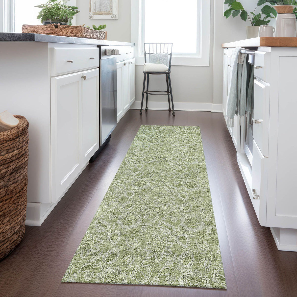 Bittern Machine Washable Rug