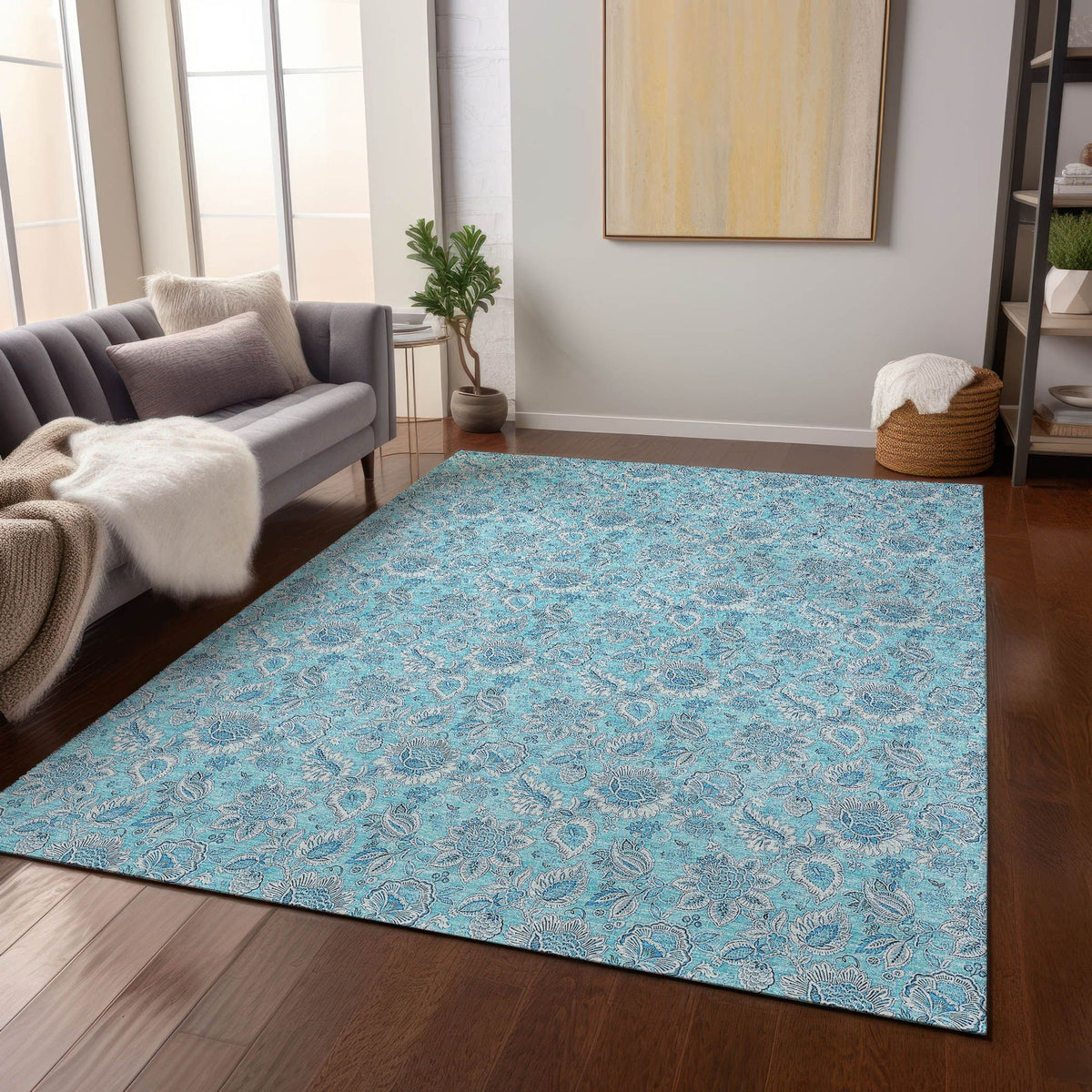 Pintail Machine Washable Rug