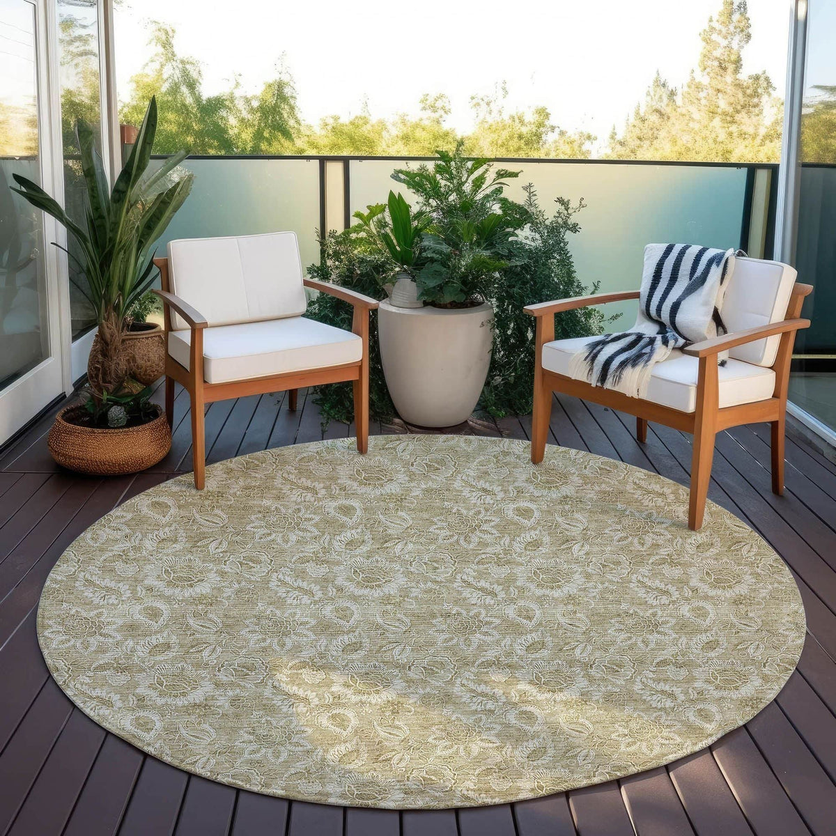 Pochard Machine Washable Rug