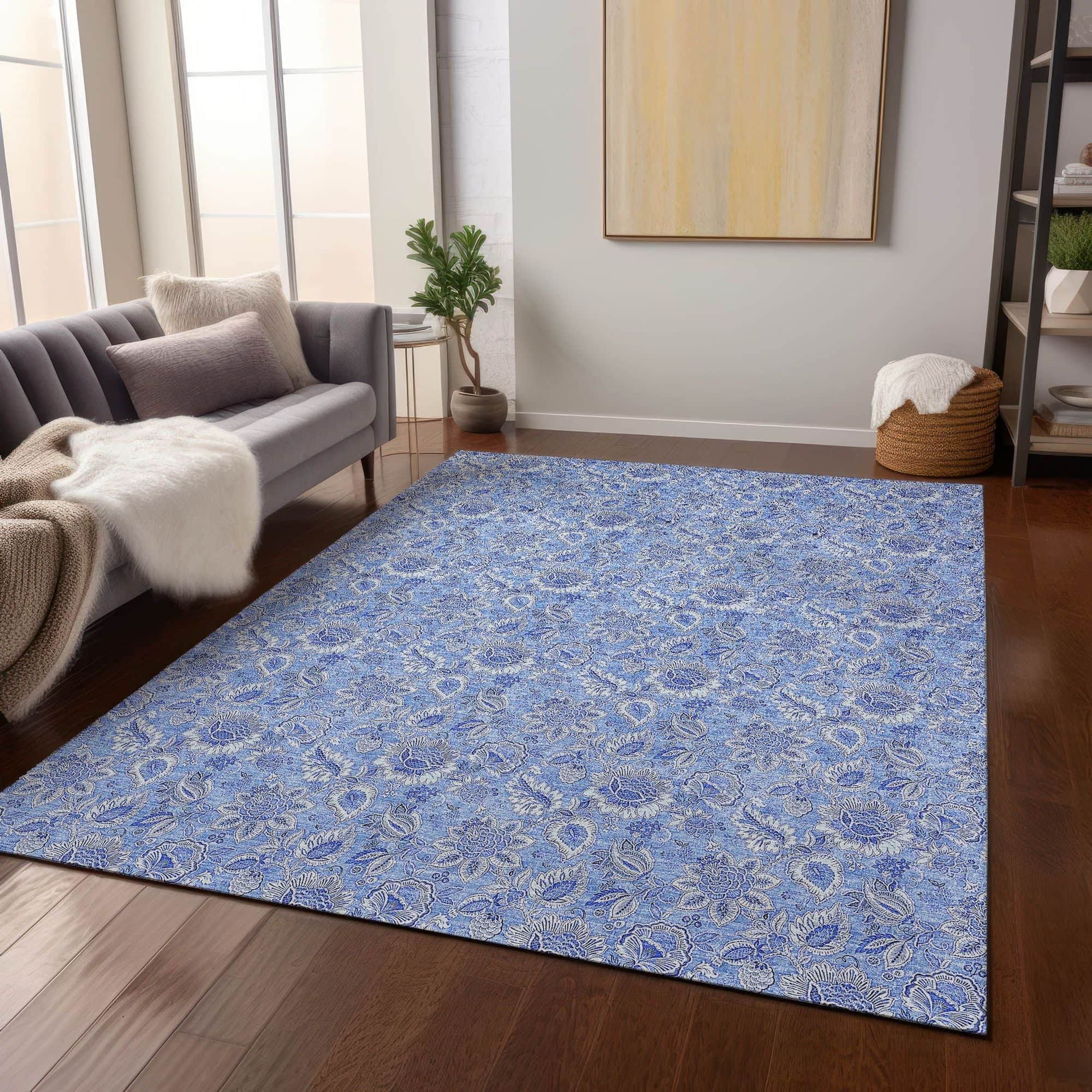 Warbler Machine Washable Rug