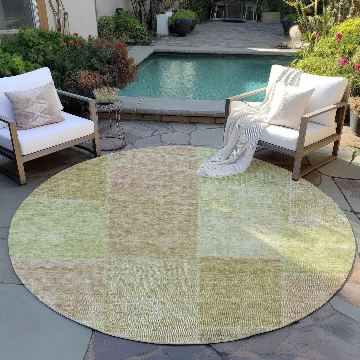 Lavender Machine Washable Rug