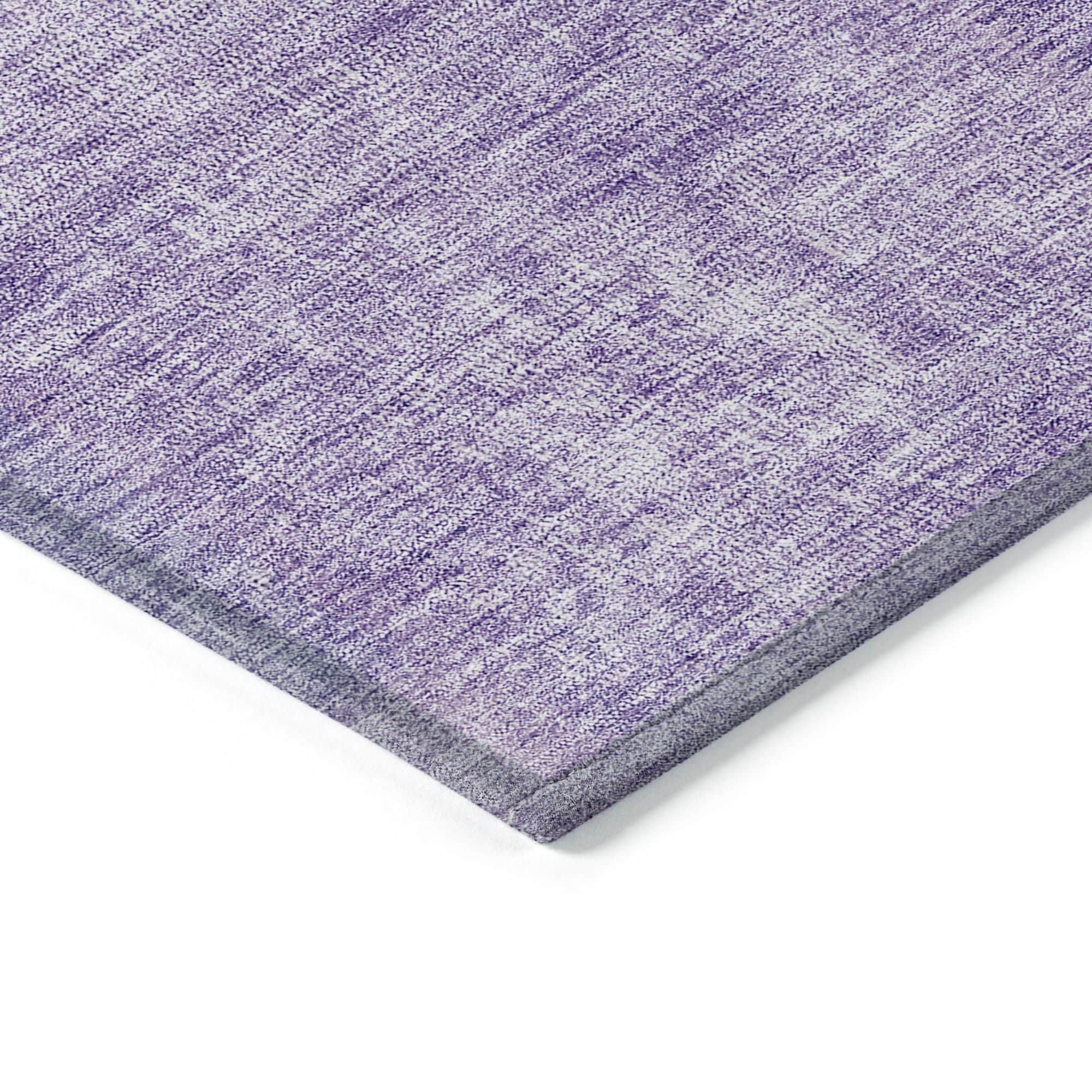 Machine Washable Lavender Purple Rug - Indoor / Outdoor - Kids / Pet Friendly Patchwork Print Rug