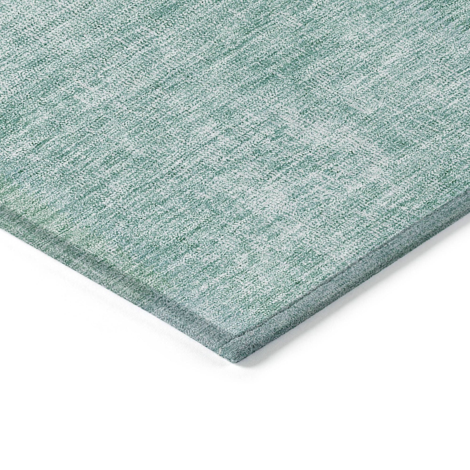 Machine Washable Teal Rug - Indoor / Outdoor - Kids / Pet Friendly Patchwork Print Rug