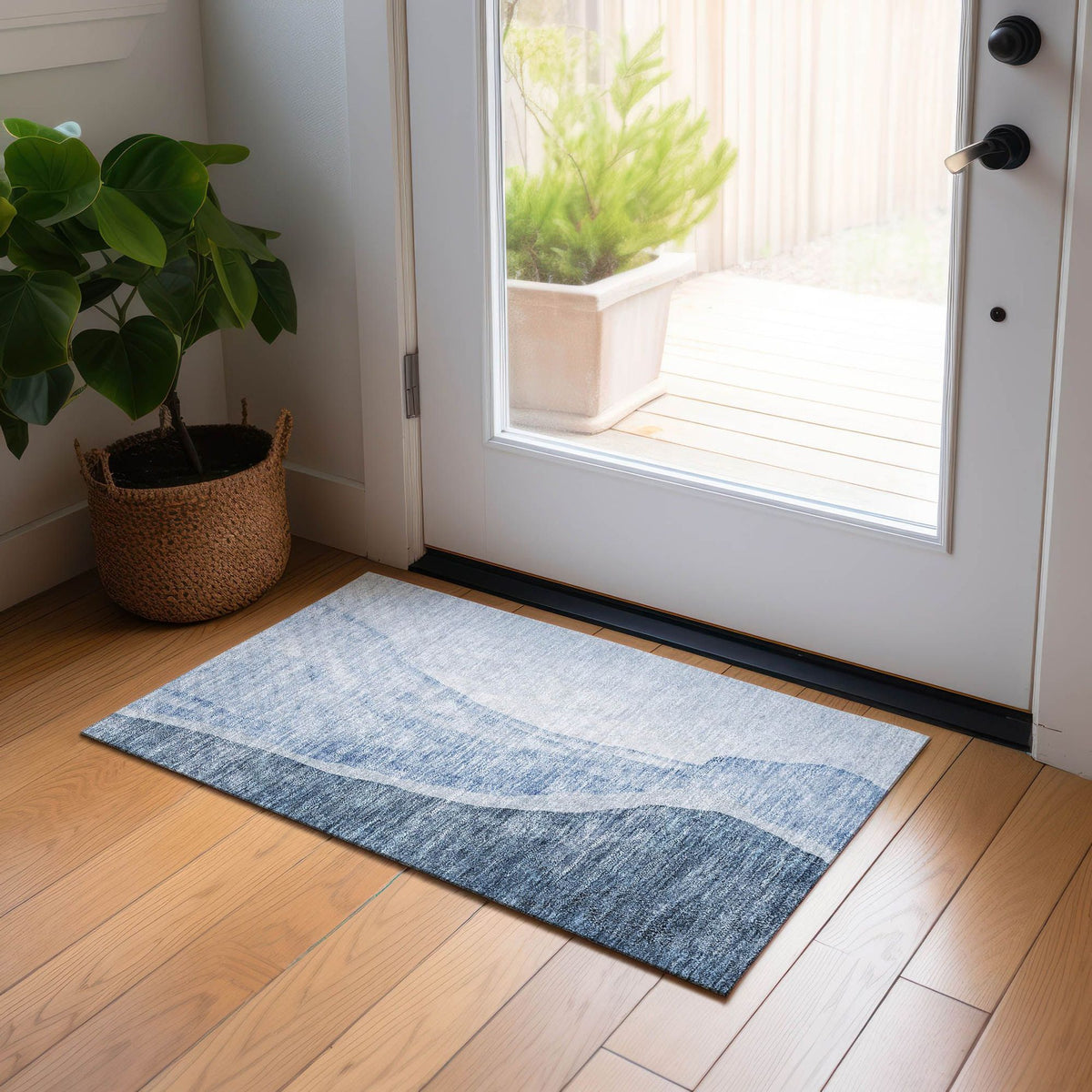 Taffeta Machine Washable Rug