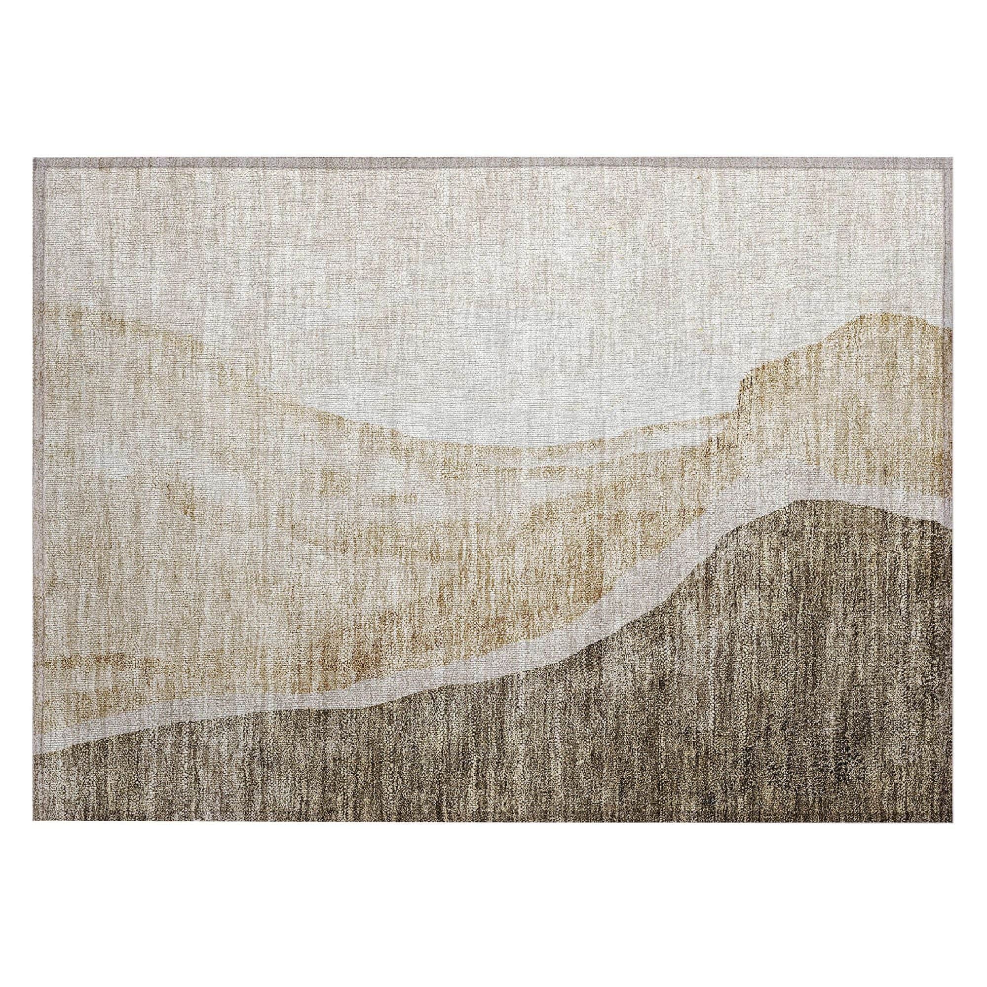 Burlap Machine Washable Rug