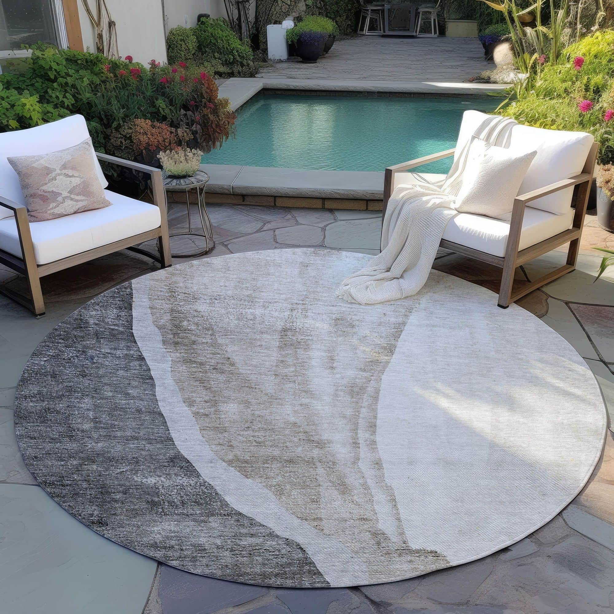 Mohair Machine Washable Rug