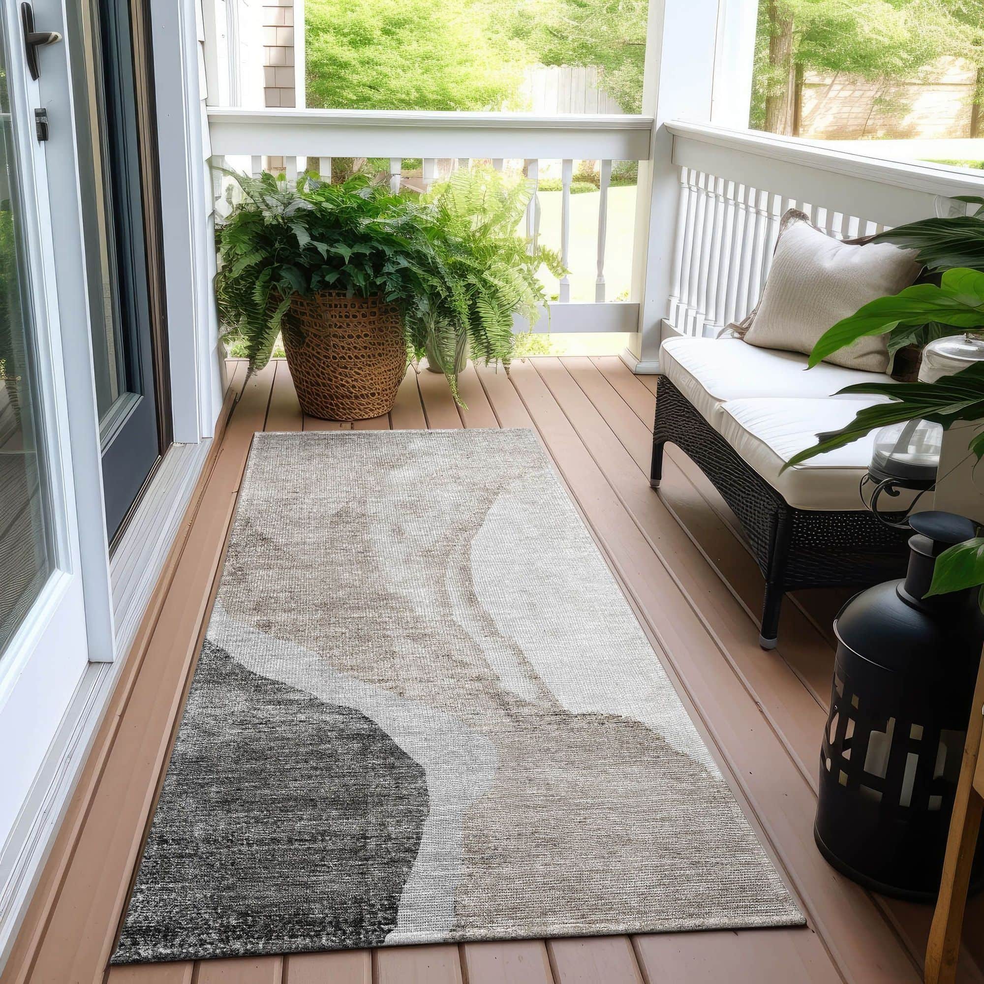Mohair Machine Washable Rug