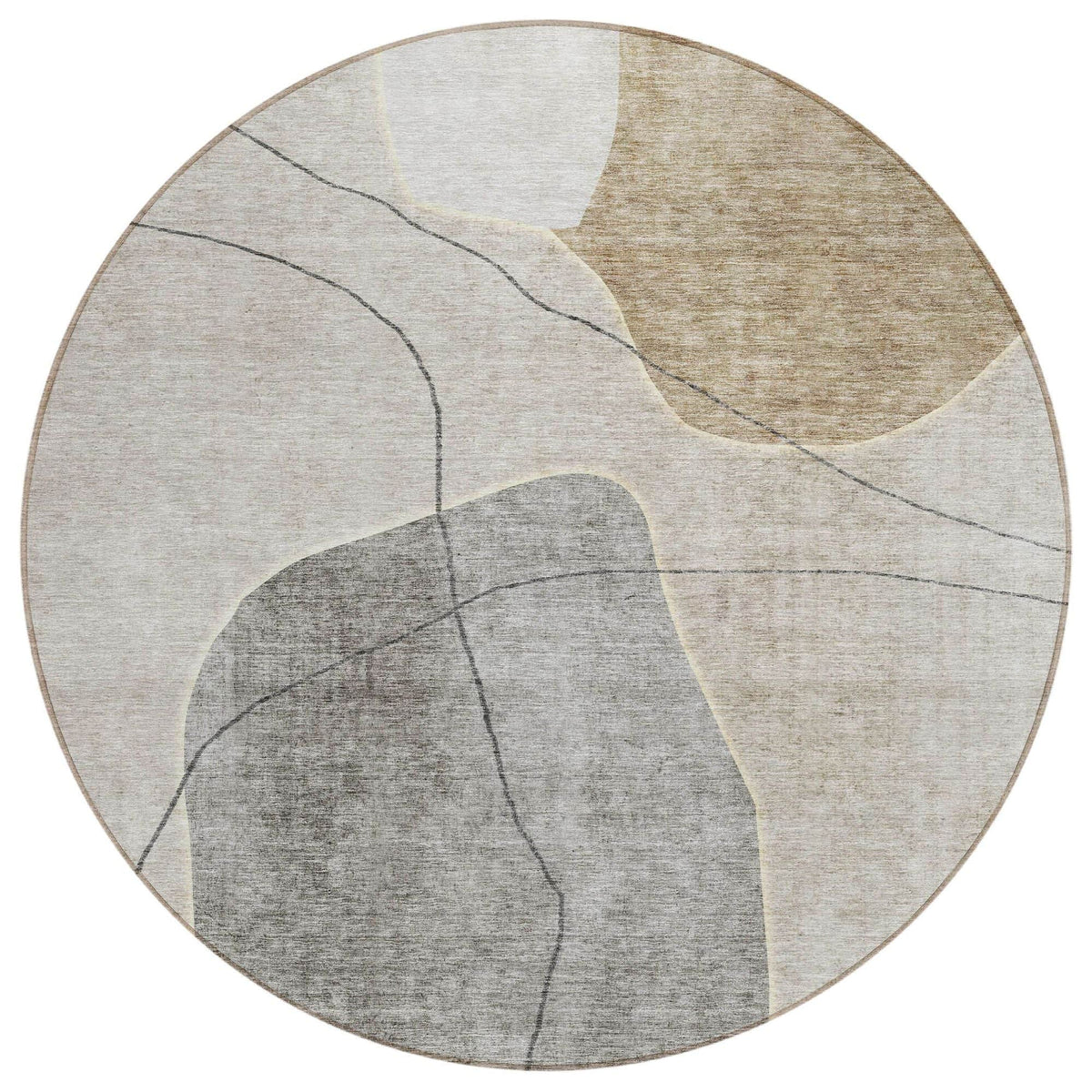 Dove Machine Washable Rug