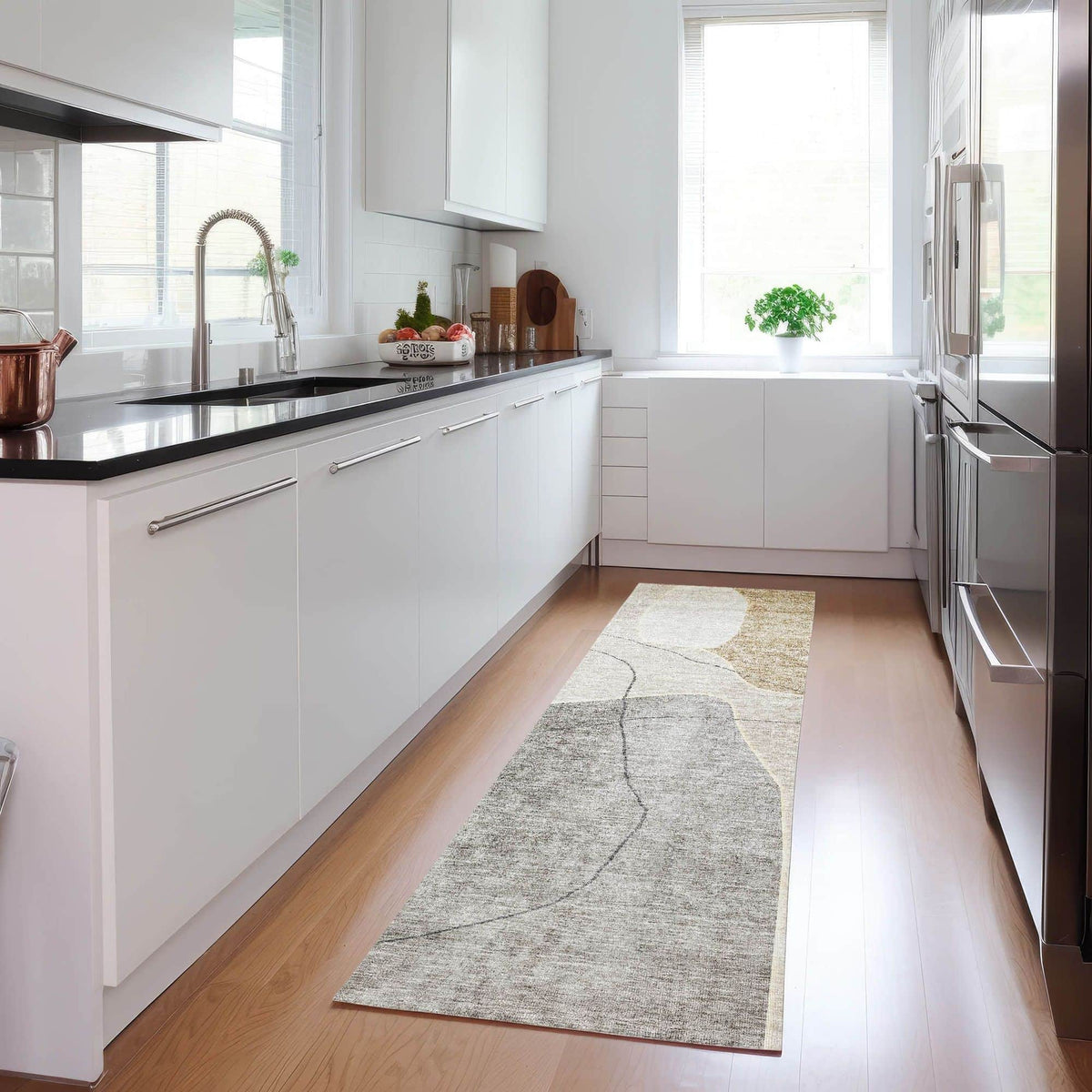 Dove Machine Washable Rug