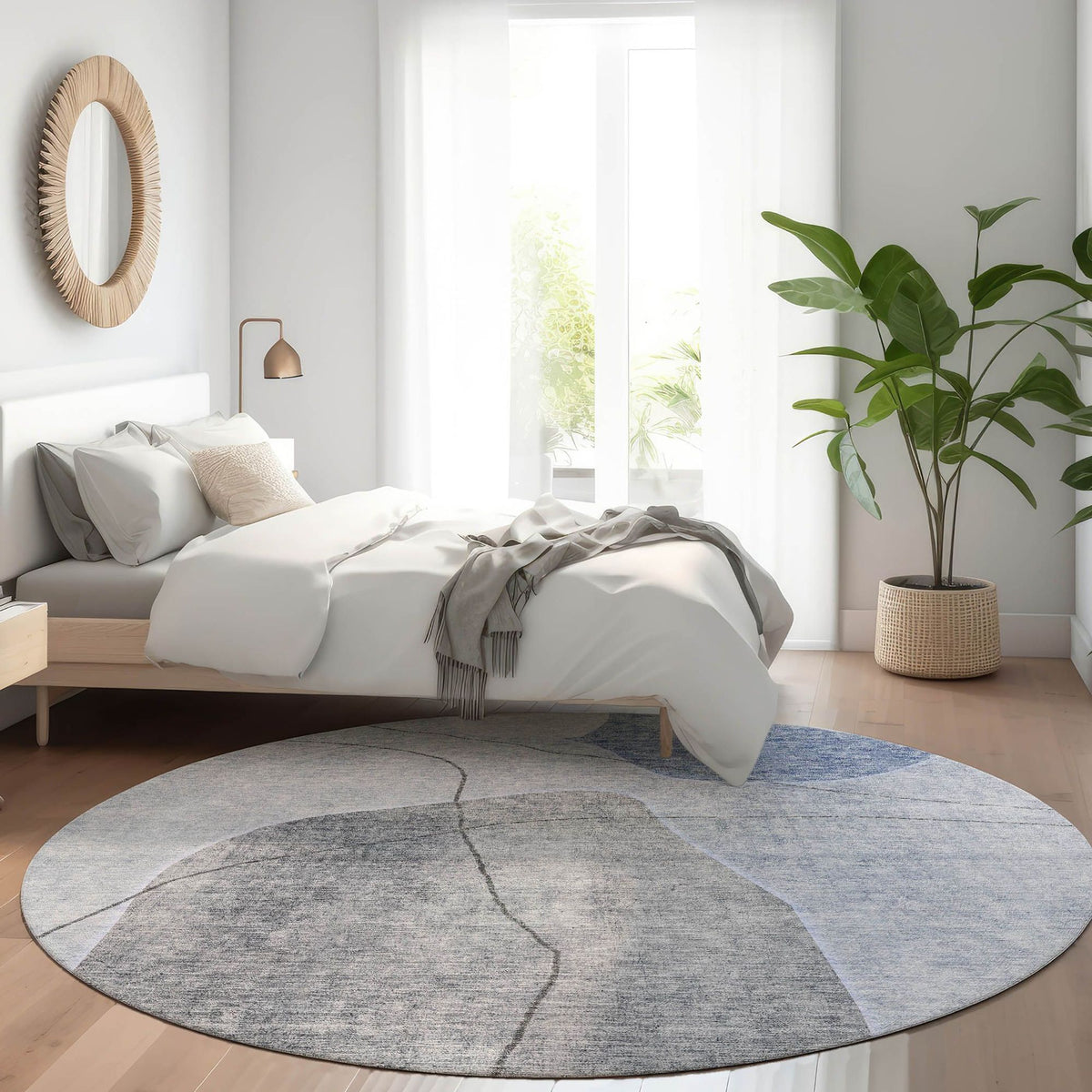 Mist Machine Washable Rug