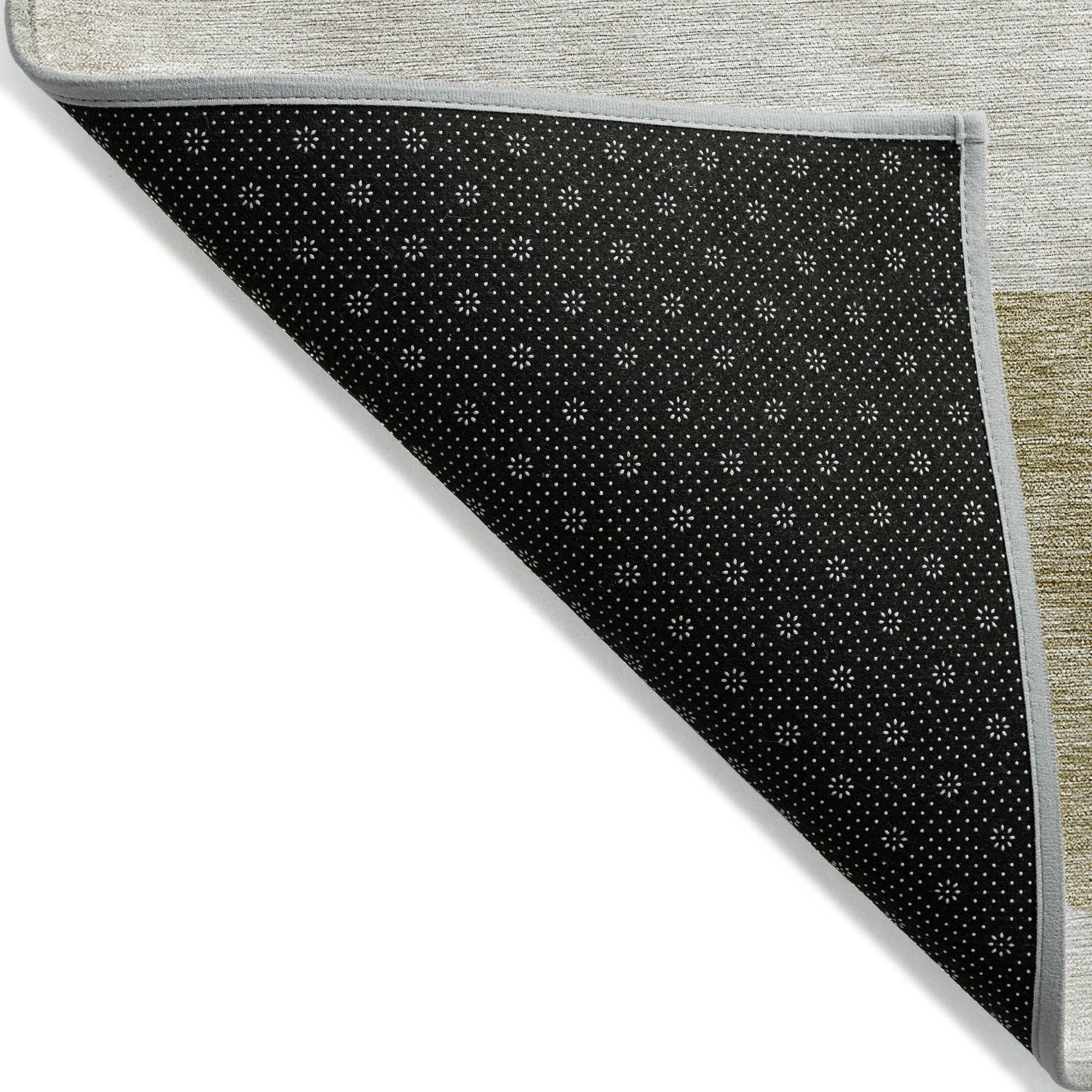 Machine Washable Brown Rug - Indoor / Outdoor - Kids / Pet Friendly Modern Print Rug