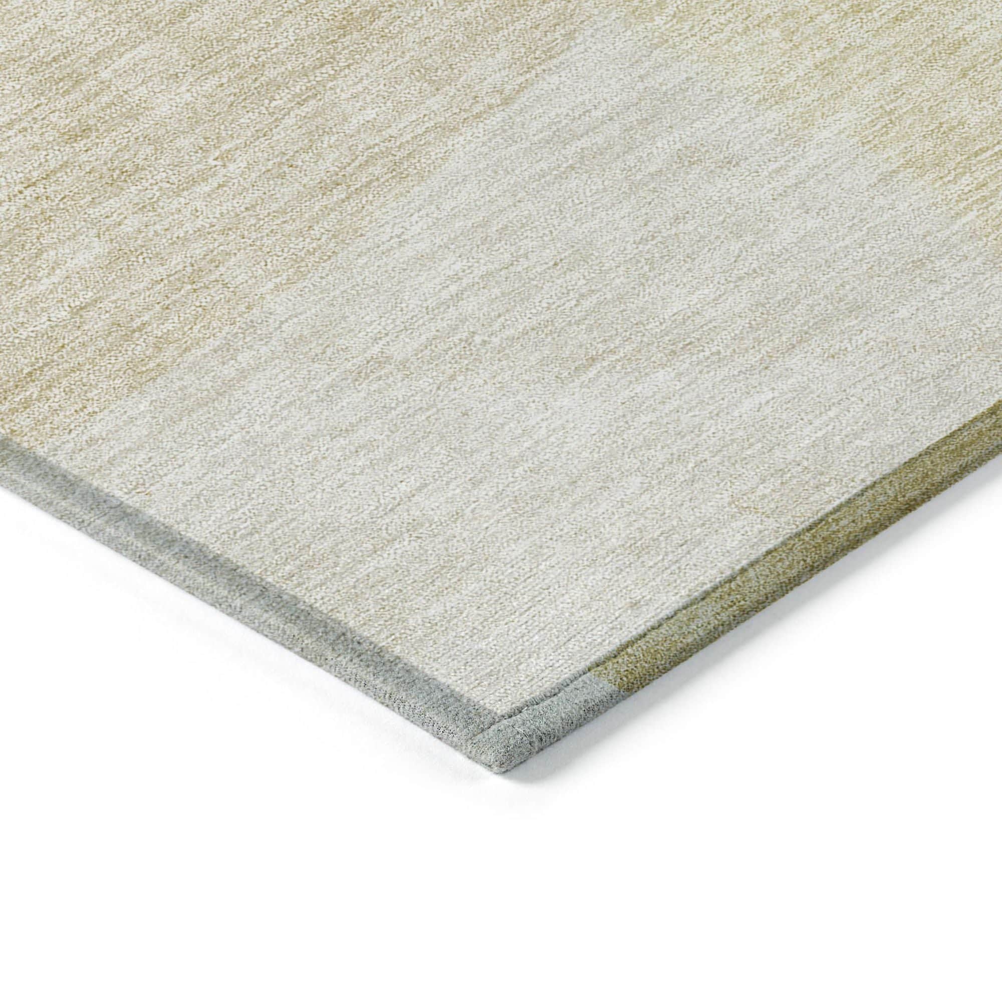 Machine Washable Gold Rug - Indoor / Outdoor - Kids / Pet Friendly Modern Print Rug