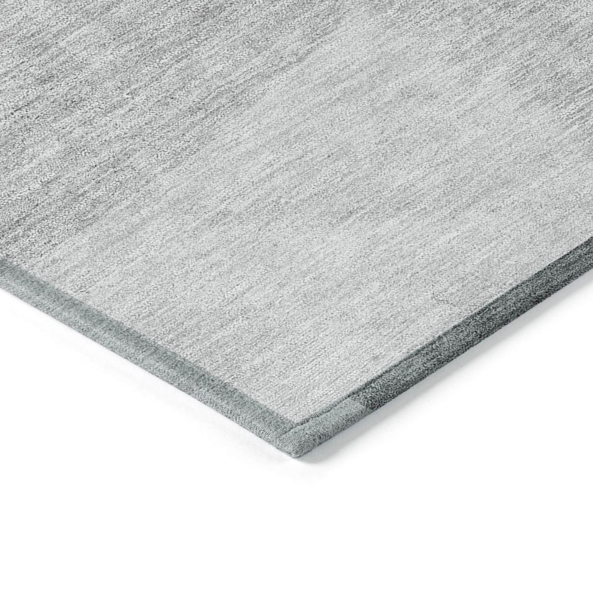 Machine Washable Gray Rug - Indoor / Outdoor - Kids / Pet Friendly Modern Print Rug