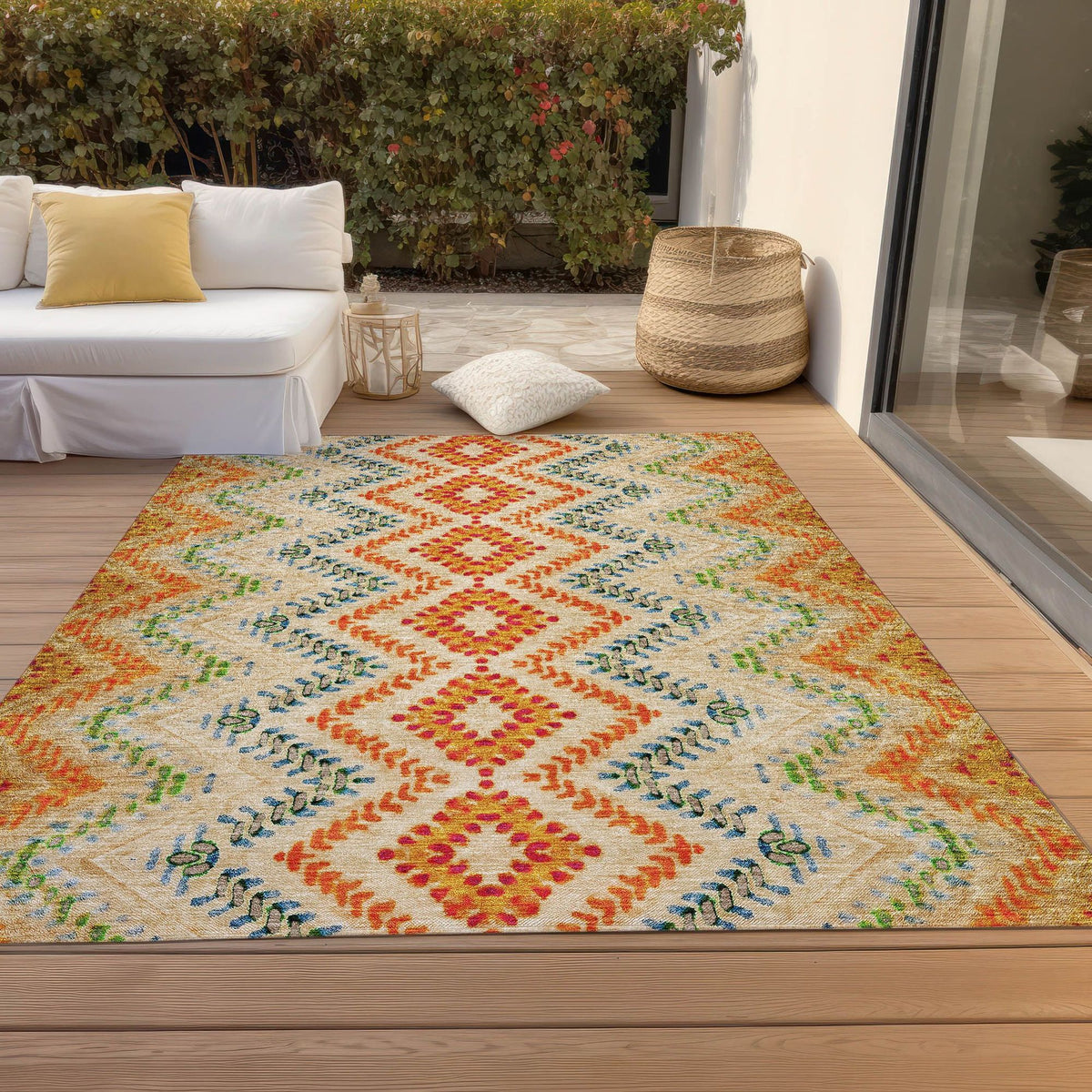 Epidote Machine Washable Rug