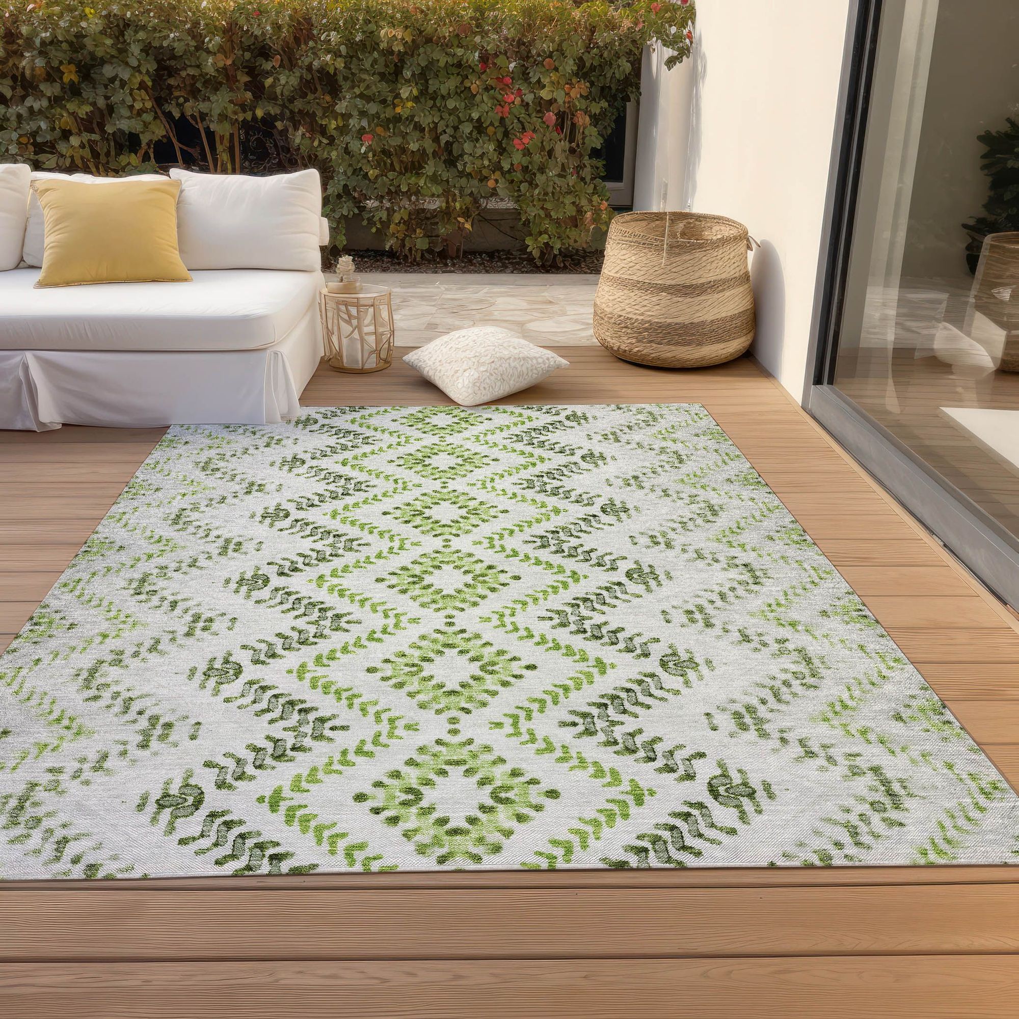 Ulexite Machine Washable Rug