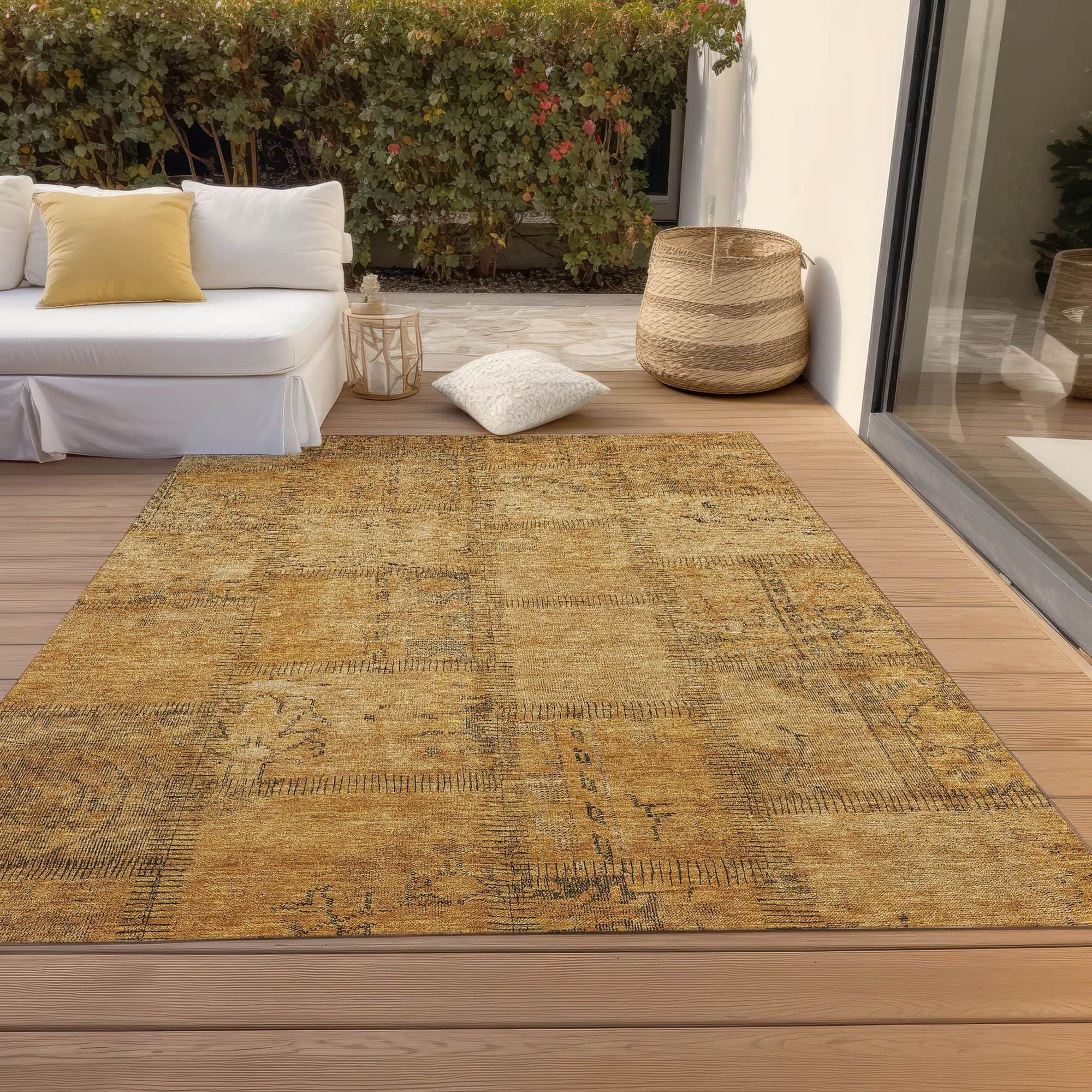 Nightjar Machine Washable Rug