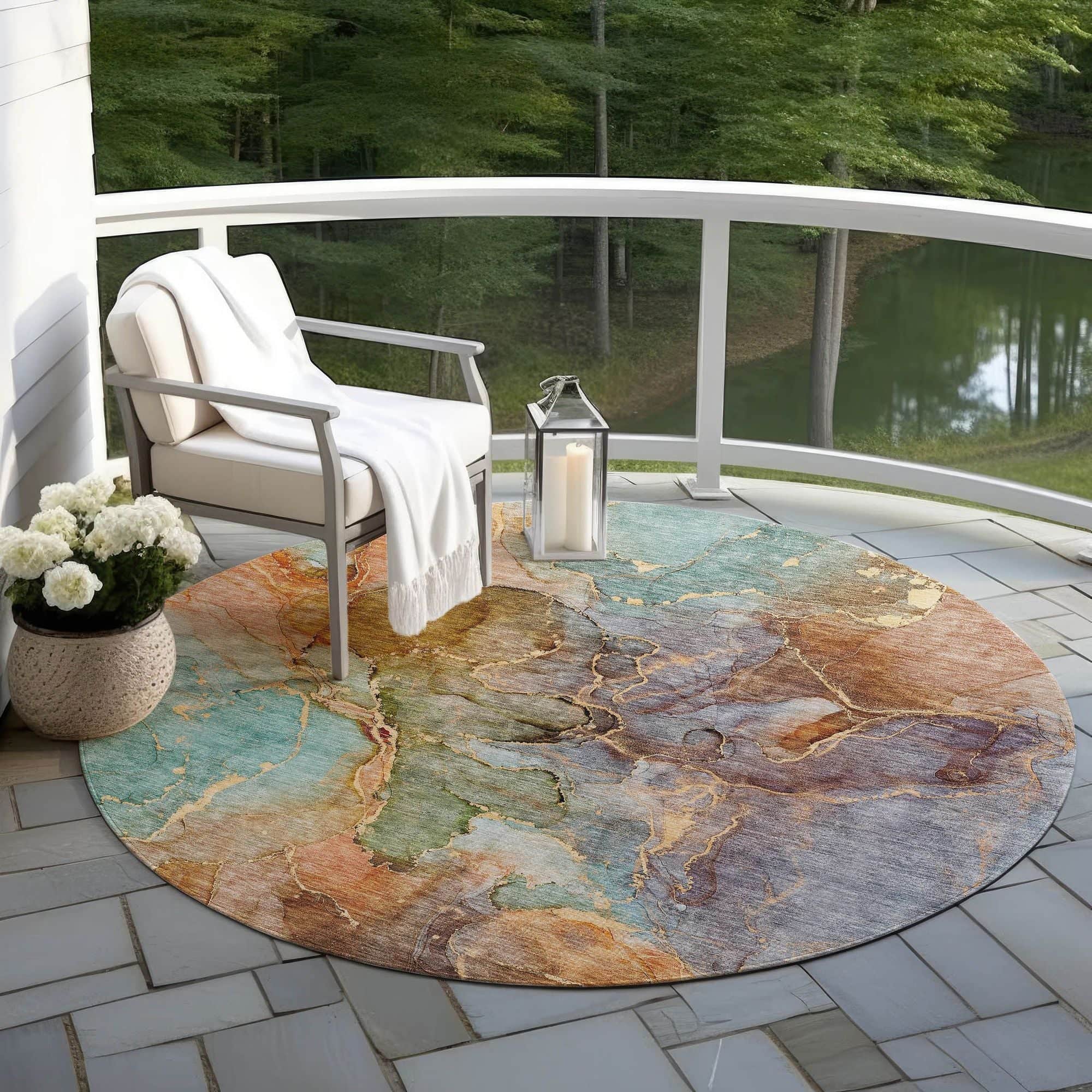 Harstad Machine Washable Rug