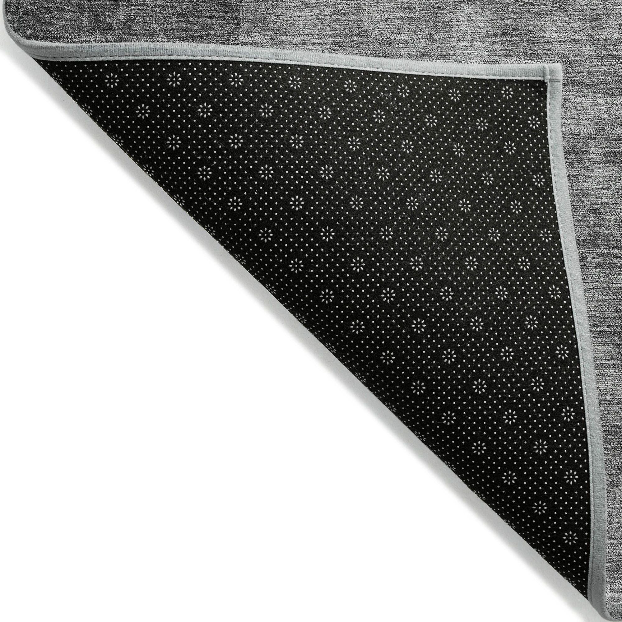 Machine Washable Gray Rug - Indoor / Outdoor - Kids / Pet Friendly Ombre Print Rug