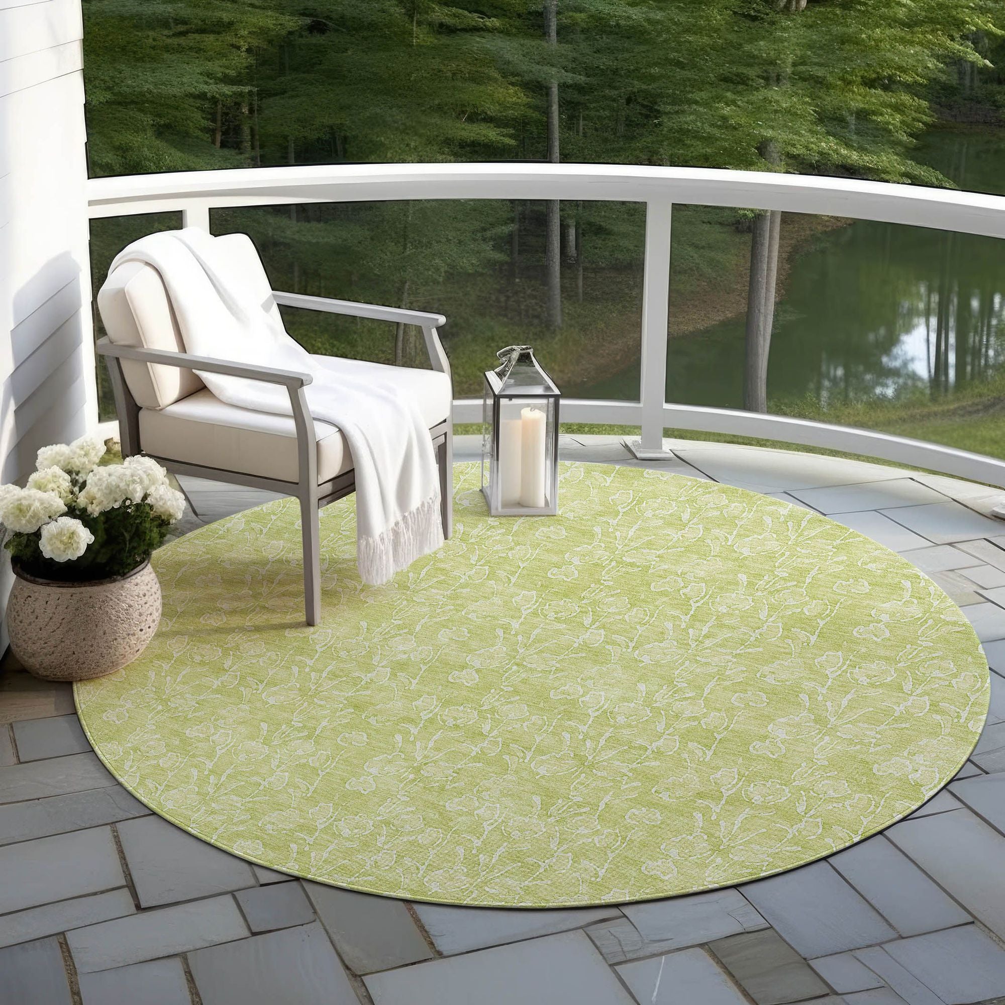 Cinnabar Machine Washable Rug