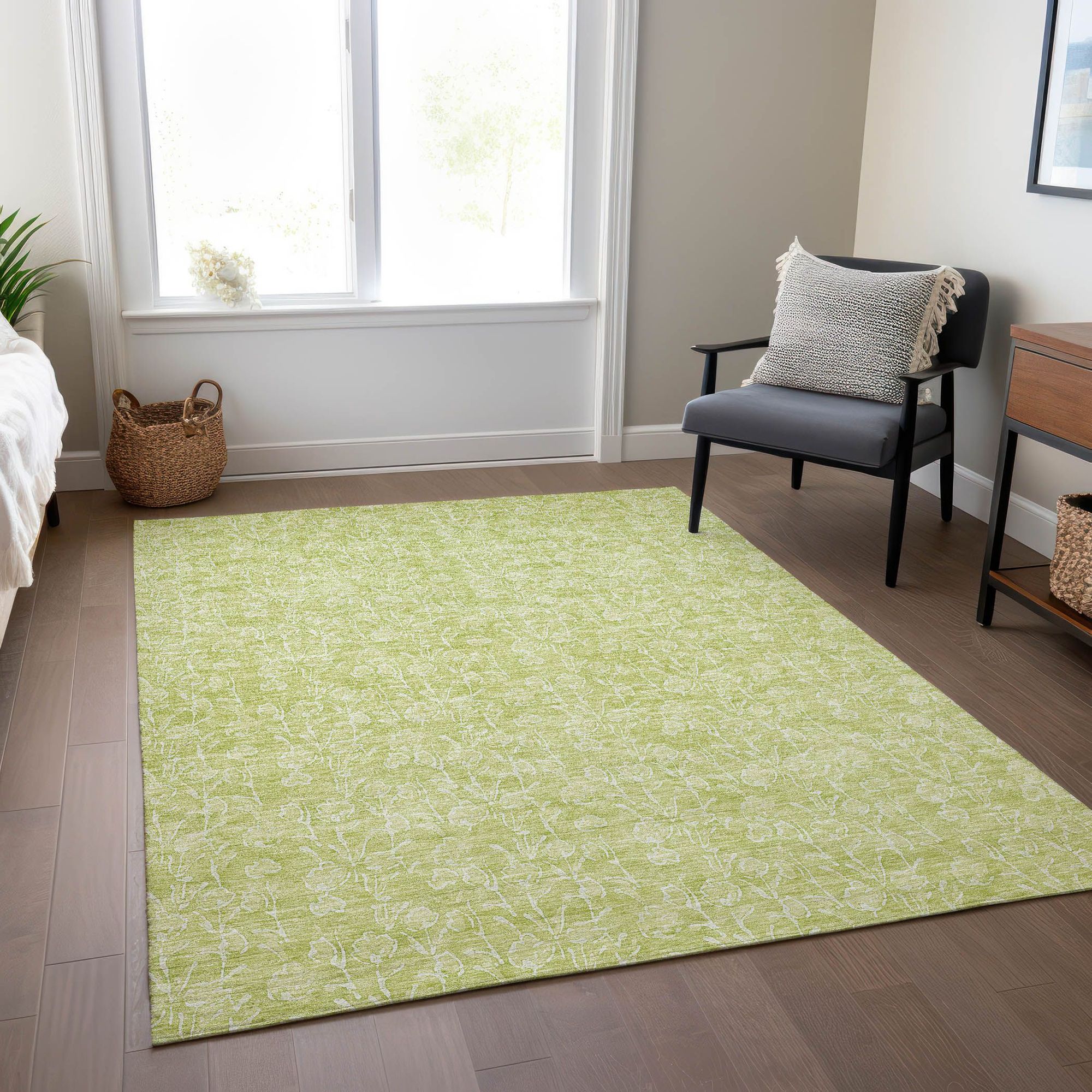Cinnabar Machine Washable Rug
