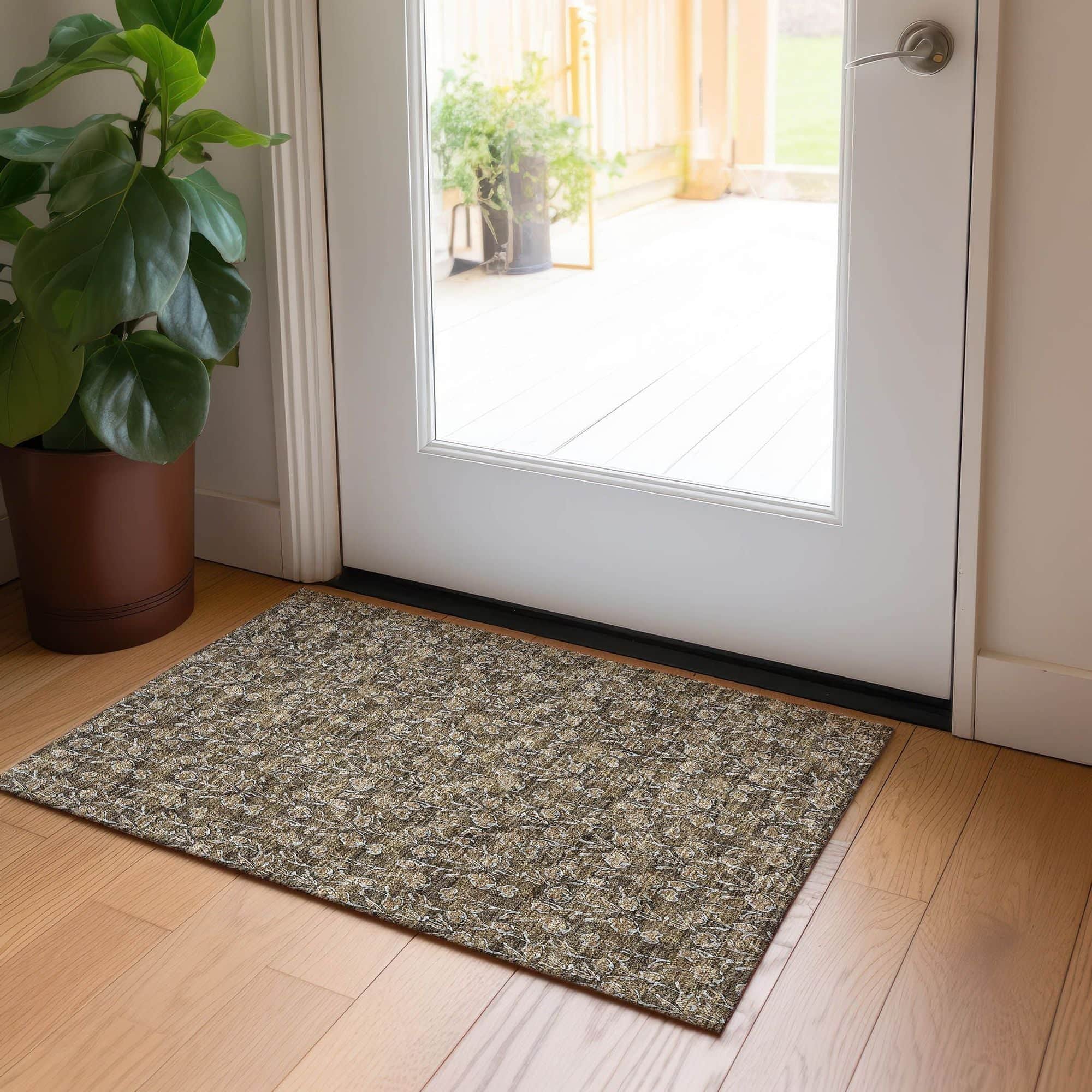 Crimson Machine Washable Rug