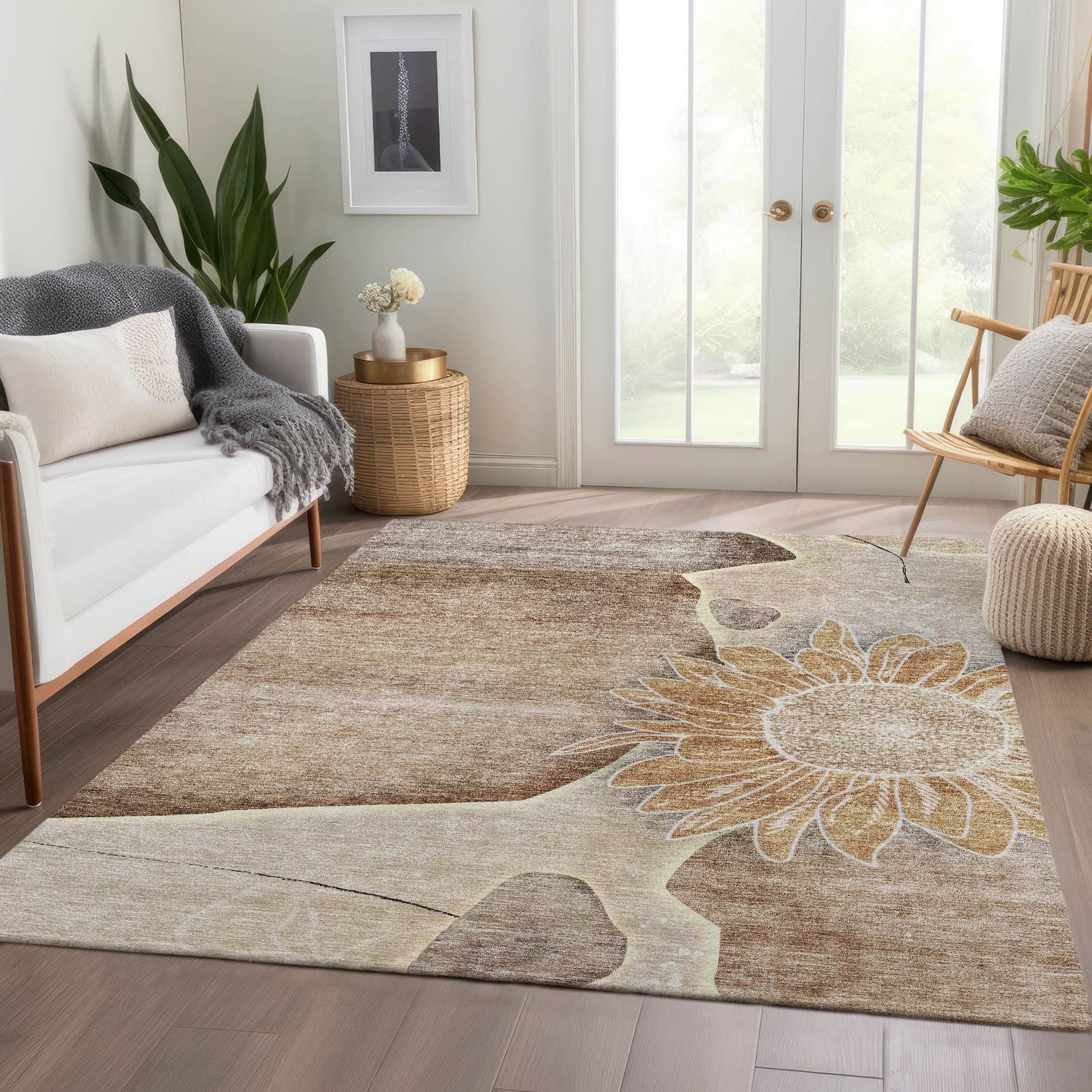 Whinchat Machine Washable Rug