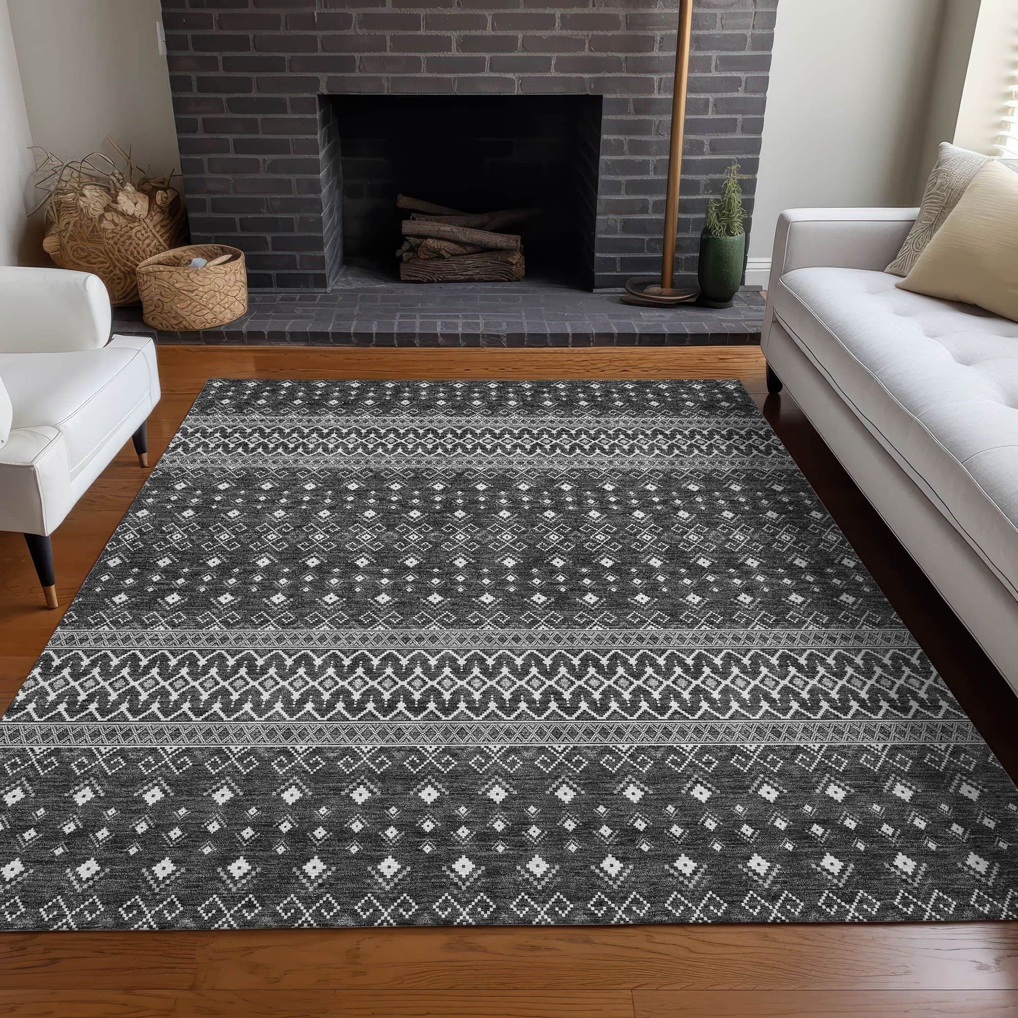 Fredrikstad Machine Washable Rug