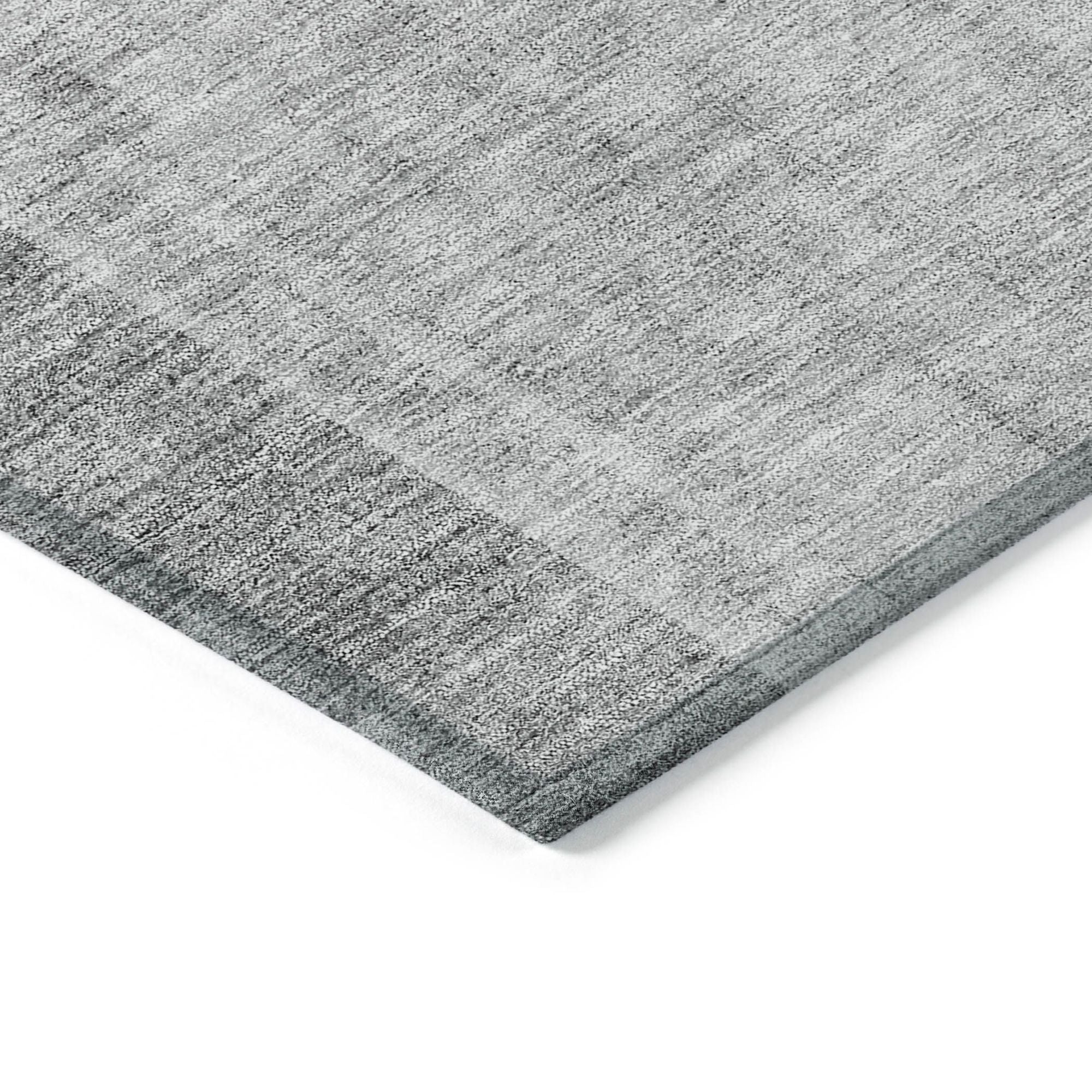 Machine Washable Gray Rug - Indoor / Outdoor - Kids / Pet Friendly Art Deco Print Rug