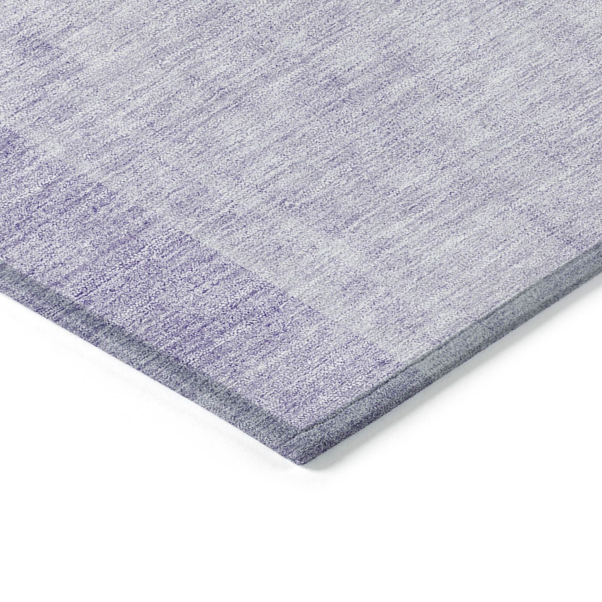 Machine Washable Lavender Purple Rug - Indoor / Outdoor - Kids / Pet Friendly Art Deco Print Rug