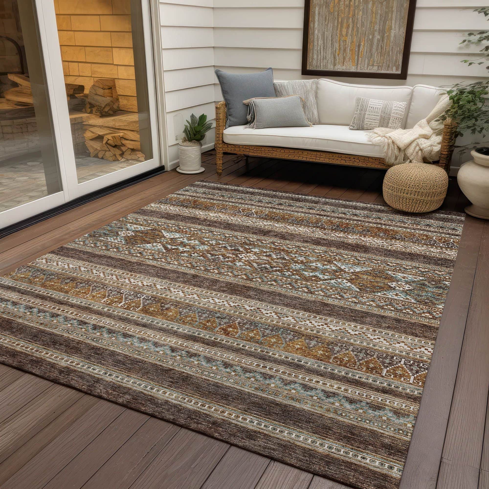 Caernarfon Machine Washable Rug
