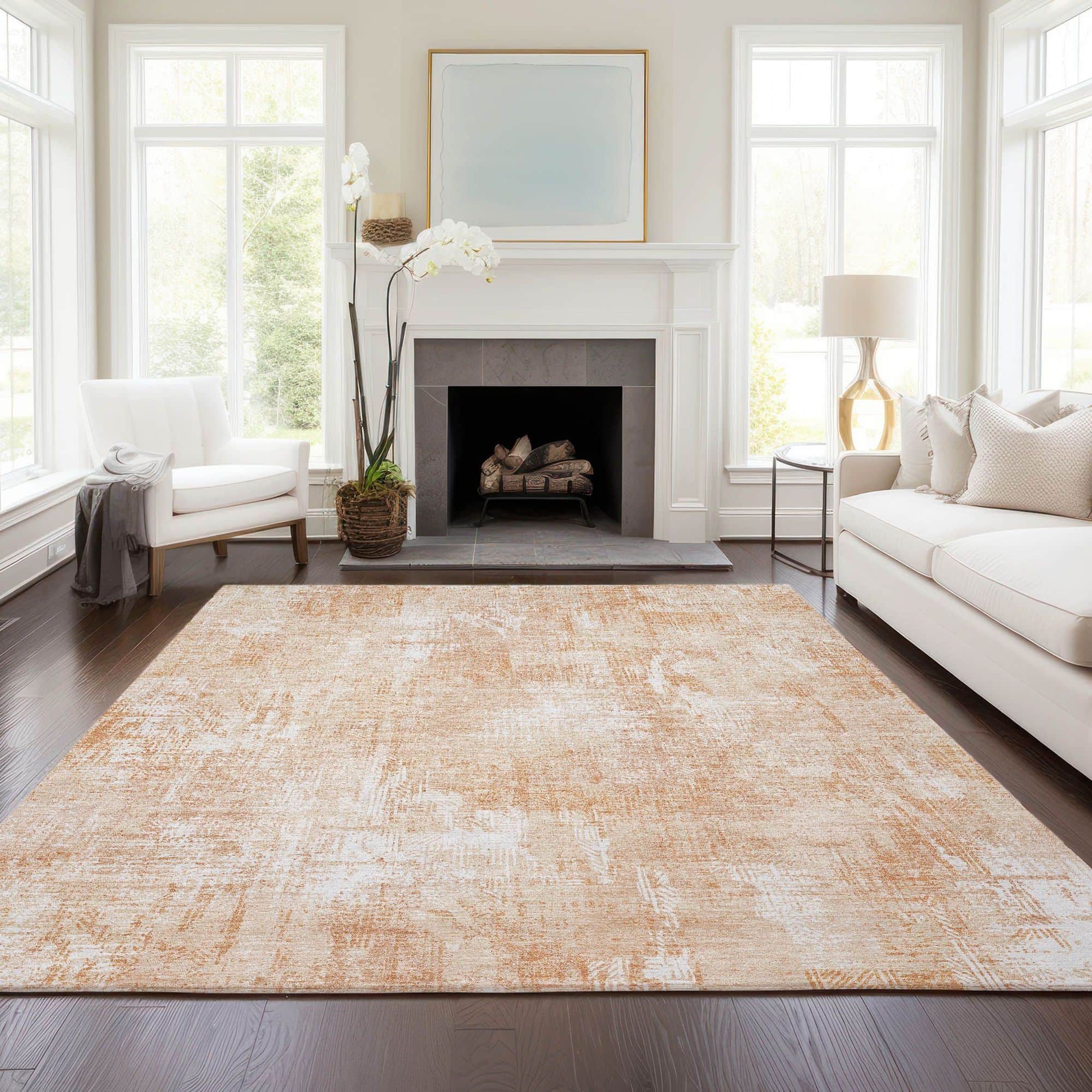 Beech Machine Washable Rug