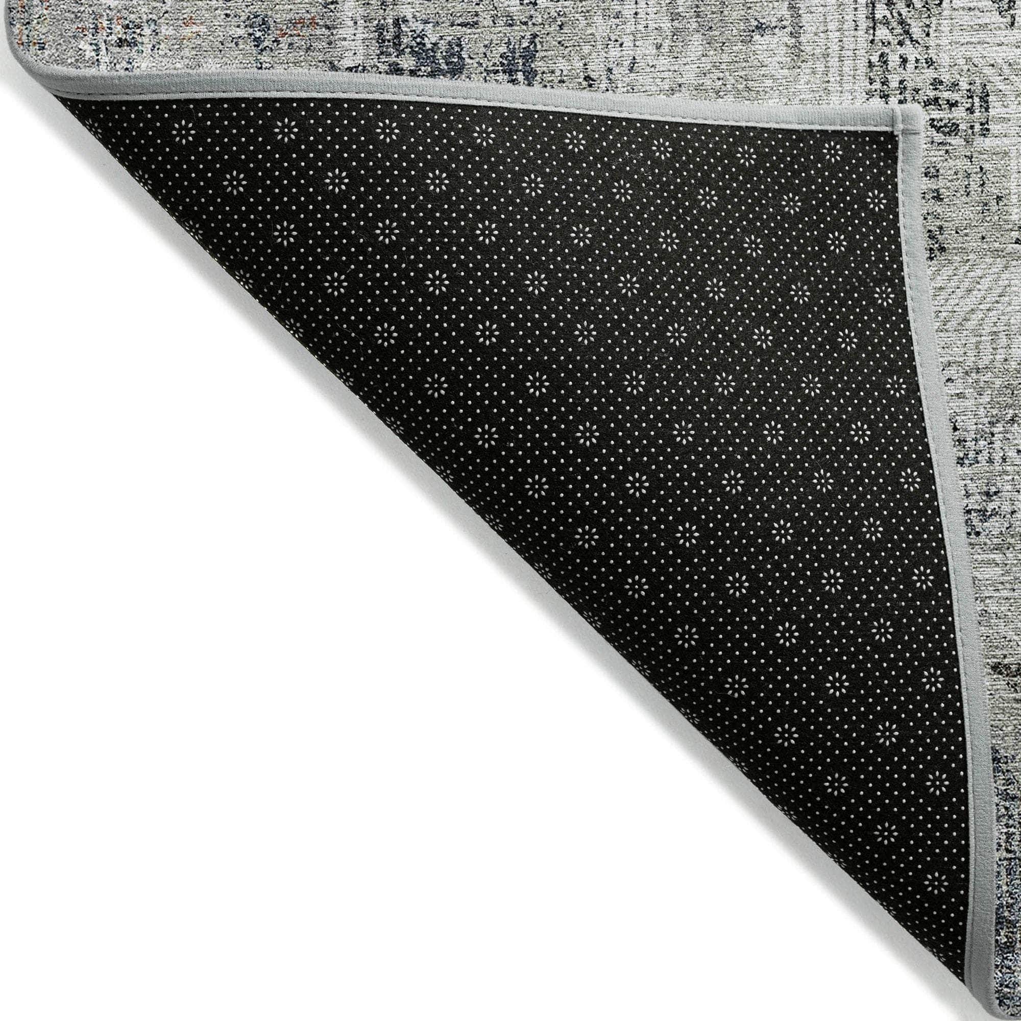 Machine Washable Taupe Brown Rug - Indoor / Outdoor - Kids / Pet Friendly Modern Print Rug