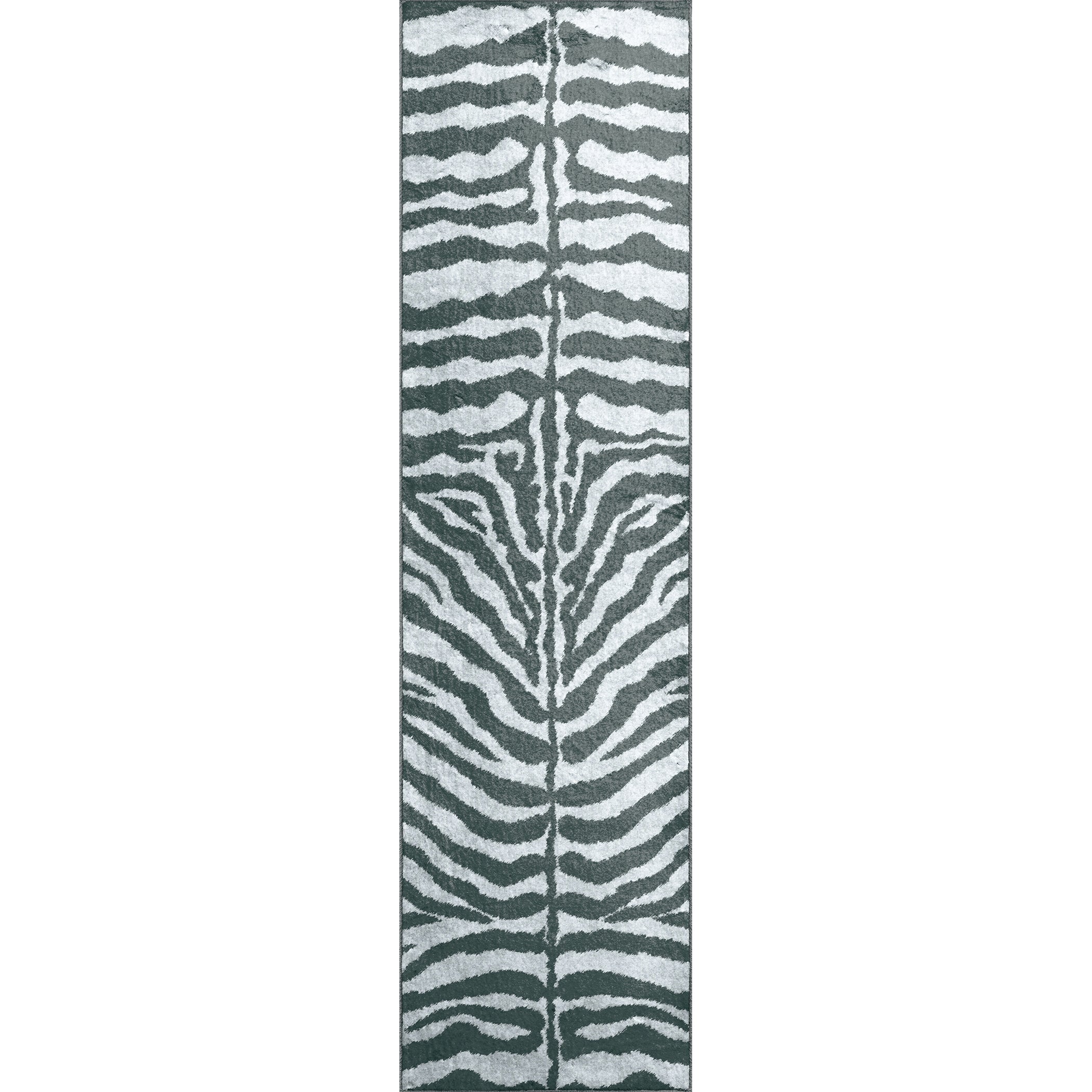 Luxury Machine Washable Casual AK1 Flannel Gray Rug 2'3" x 7'6" #shape_Runner