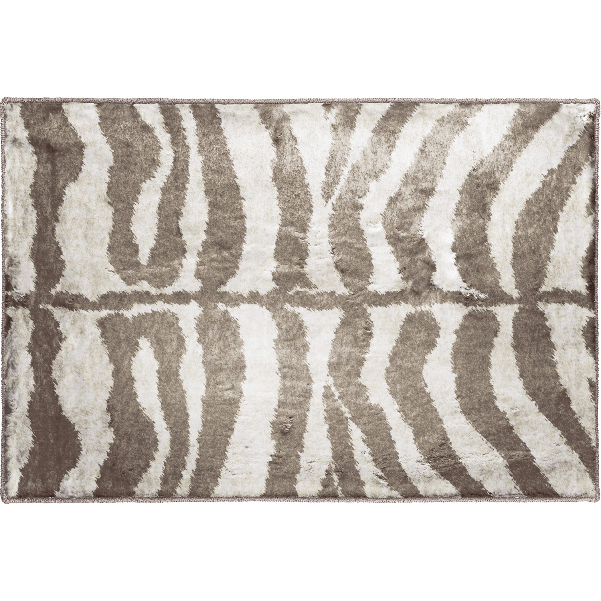 Luxury Machine Washable Casual AK1 Mocha Brown Rug 1'8" x 2'6" #shape_Rectangle