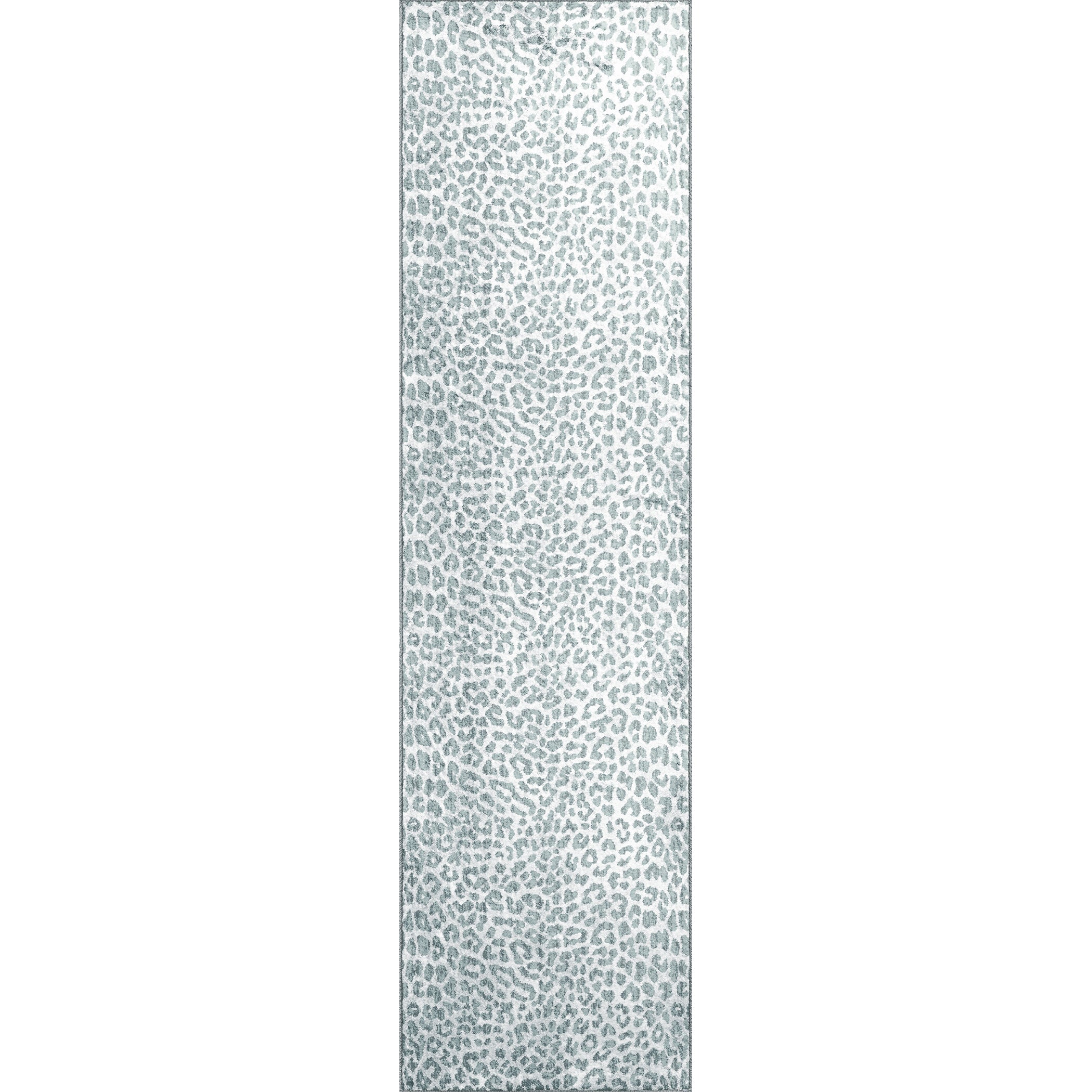 Luxury Machine Washable Casual AK2 Flannel Gray Rug 2'3" x 7'6" #shape_Runner