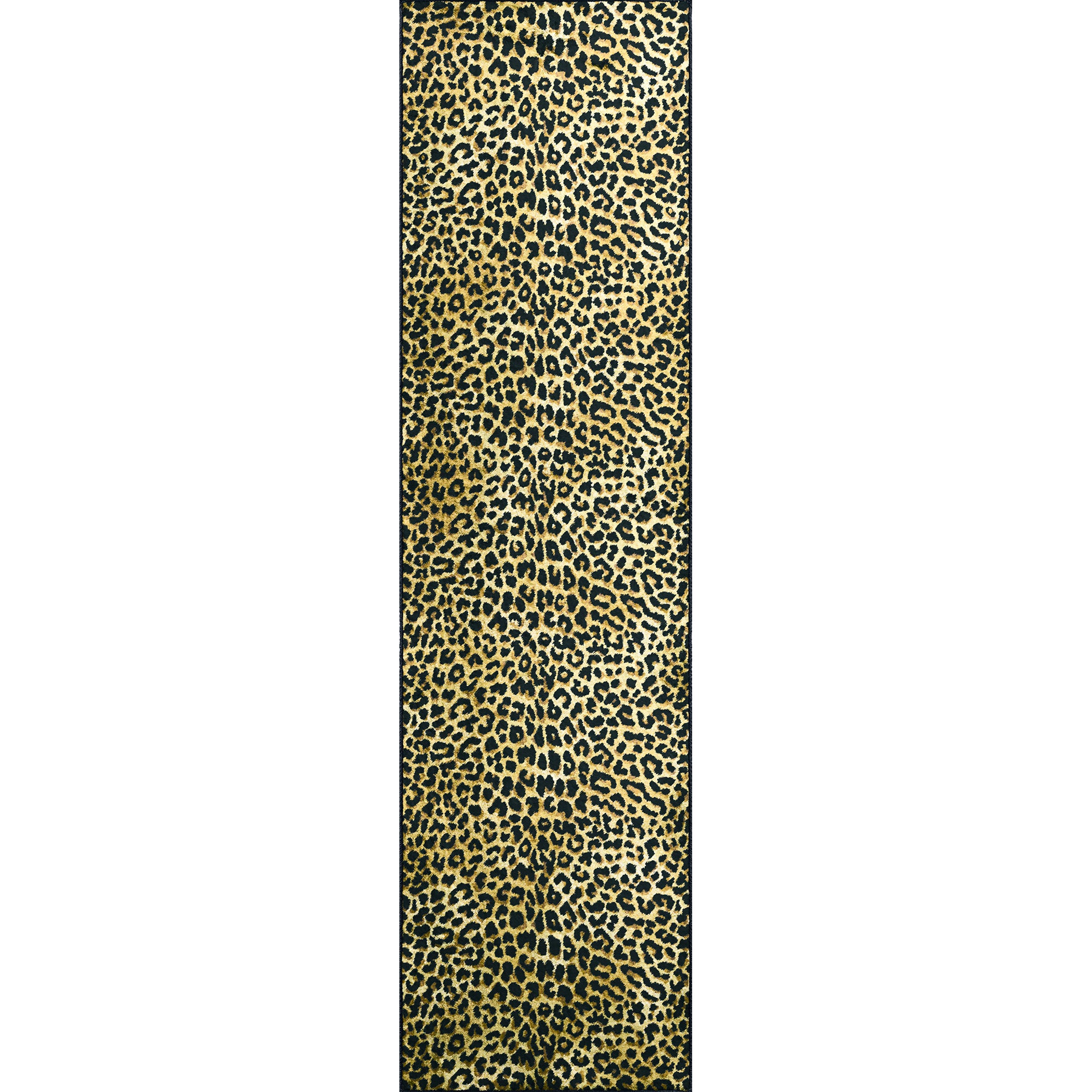 Luxury Machine Washable Casual AK2 Gold Rug 2'3" x 7'6" #shape_Runner