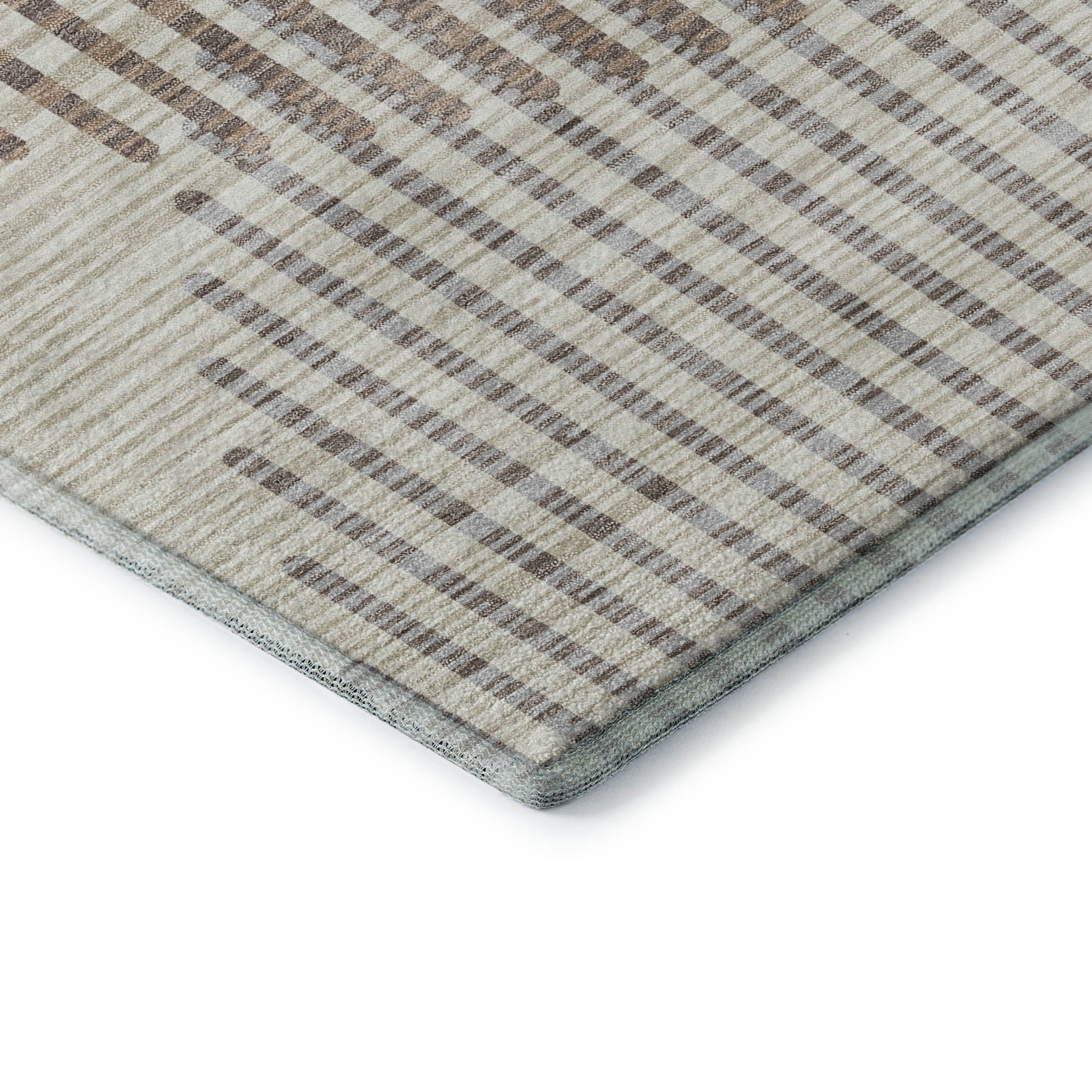 Reykjavik Machine Washable Transitional Beige Brown Rug 1'8" x 2'6" #shape_Rectangle