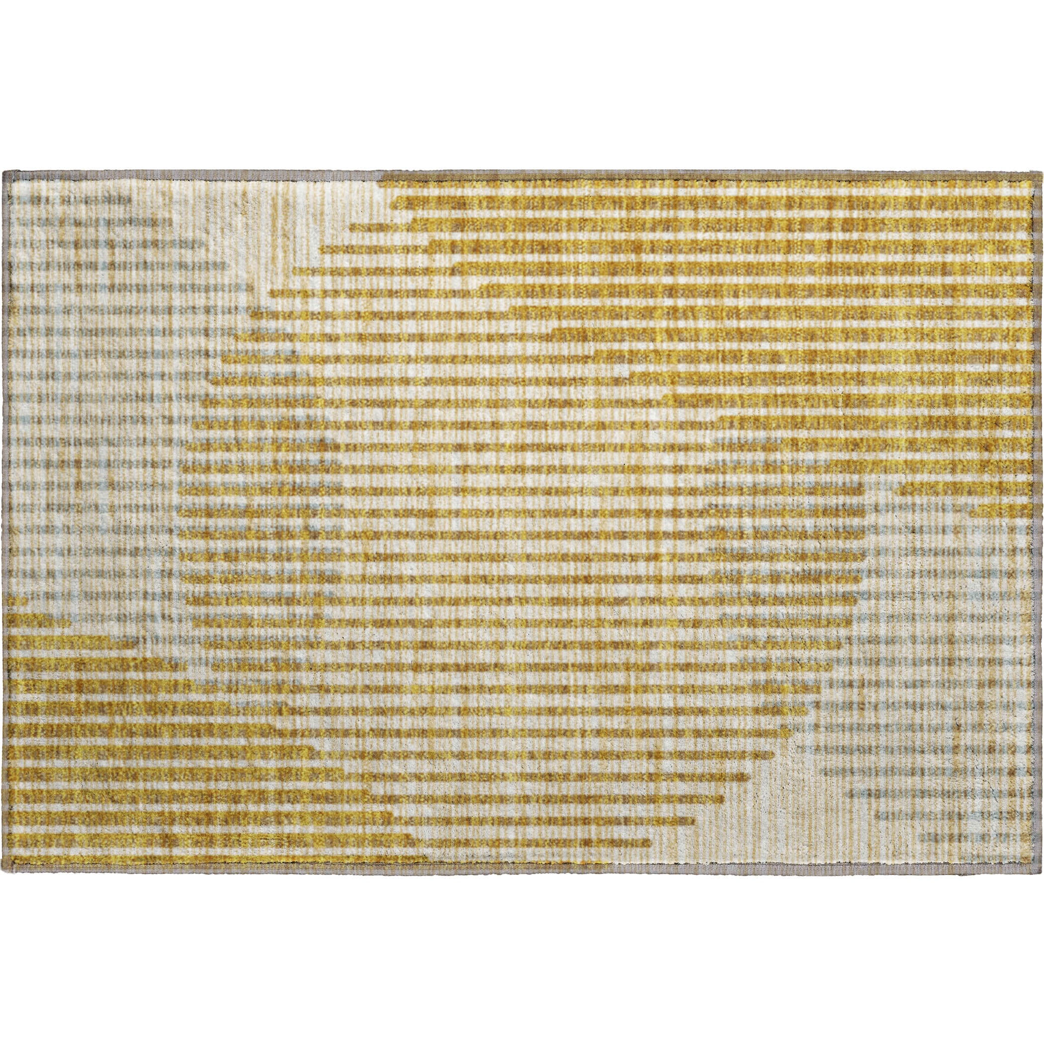 Reykjavik Machine Washable Transitional Gold Rug 1'8" x 2'6" #shape_Rectangle