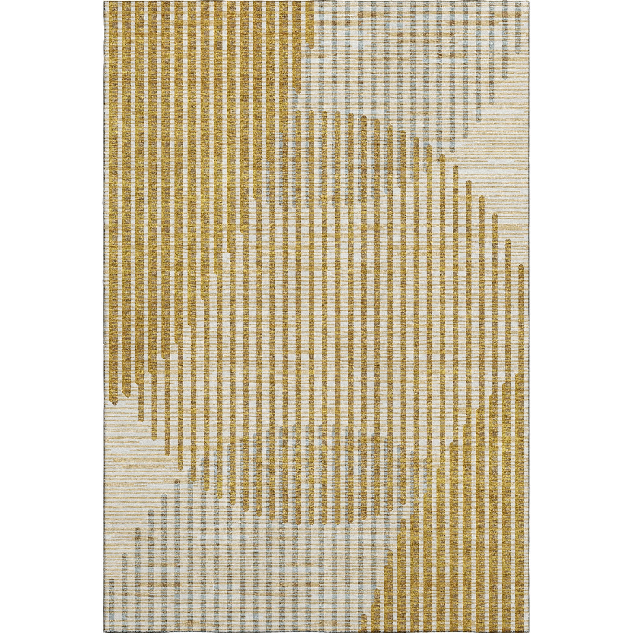 Reykjavik Machine Washable Transitional Gold Rug 2'6" x 3'10" #shape_Rectangle