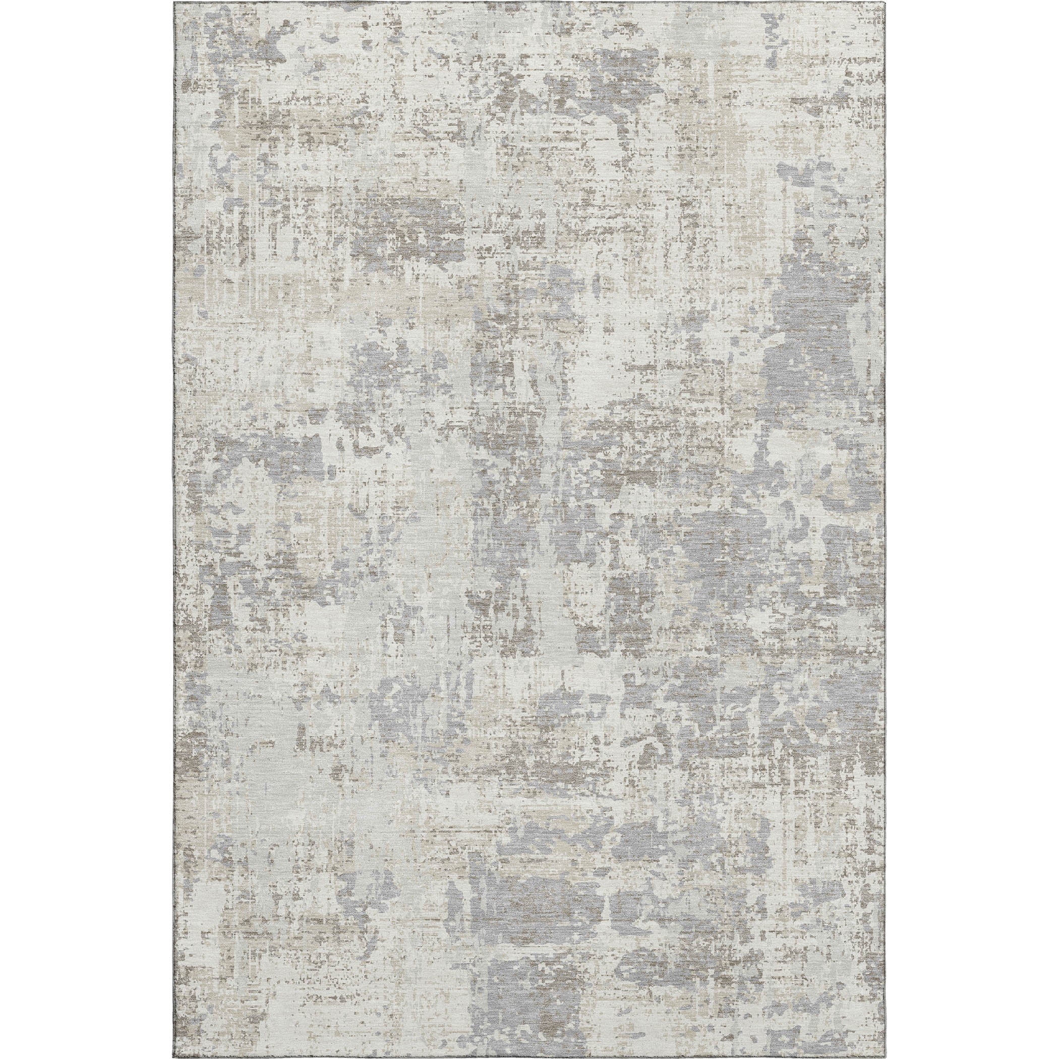 Athens Machine Washable Transitional Ivory Rug 2'6" x 3'10" #shape_Rectangle