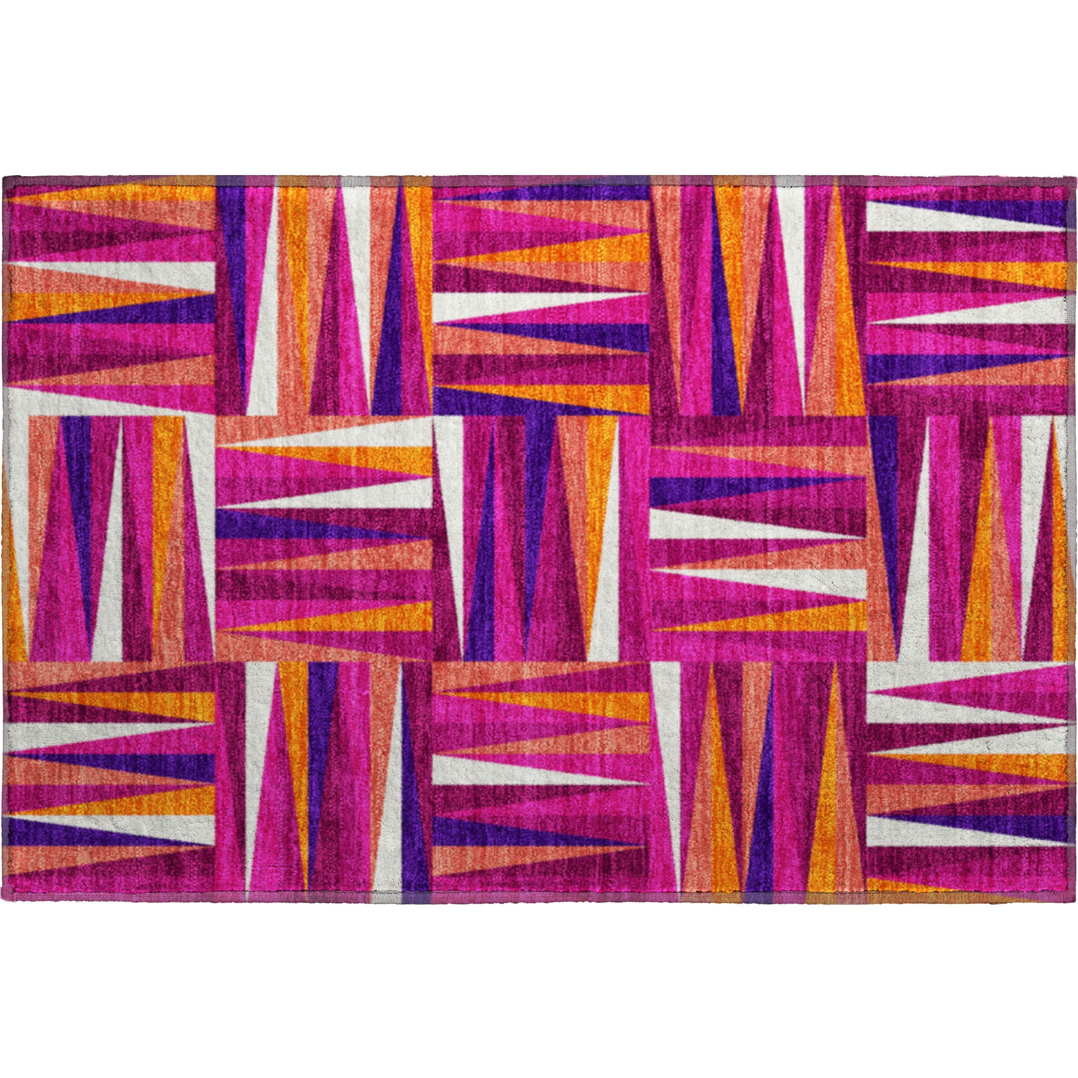 Bruges Machine Washable Transitional Garnet Red Rug 1'8" x 2'6" #shape_Rectangle