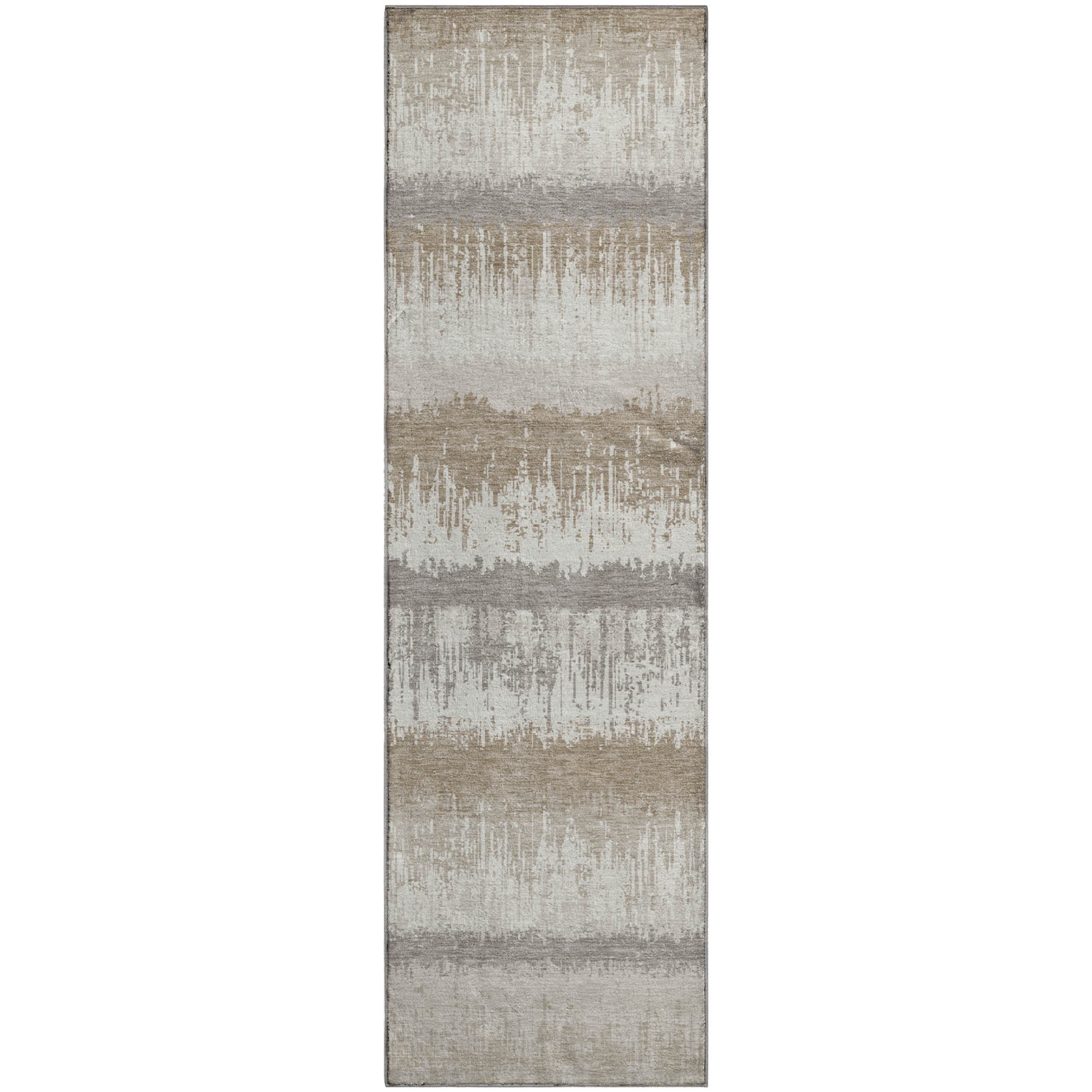 Marrakech Machine Washable Transitional Ivory Rug 2'3" x 7'6" #shape_Runner