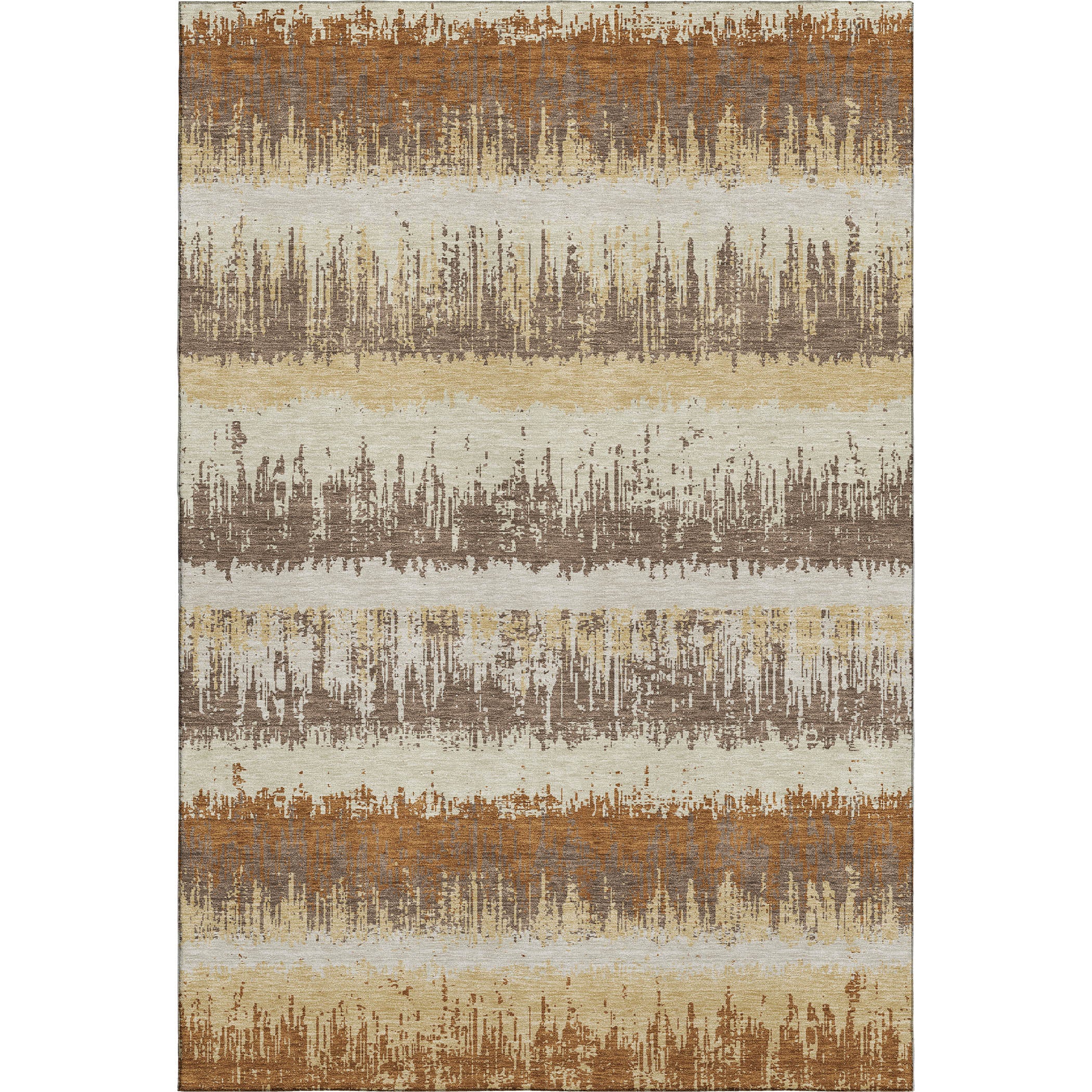 Marrakech Machine Washable Transitional Mocha Brown Rug 2'6" x 3'10" #shape_Rectangle