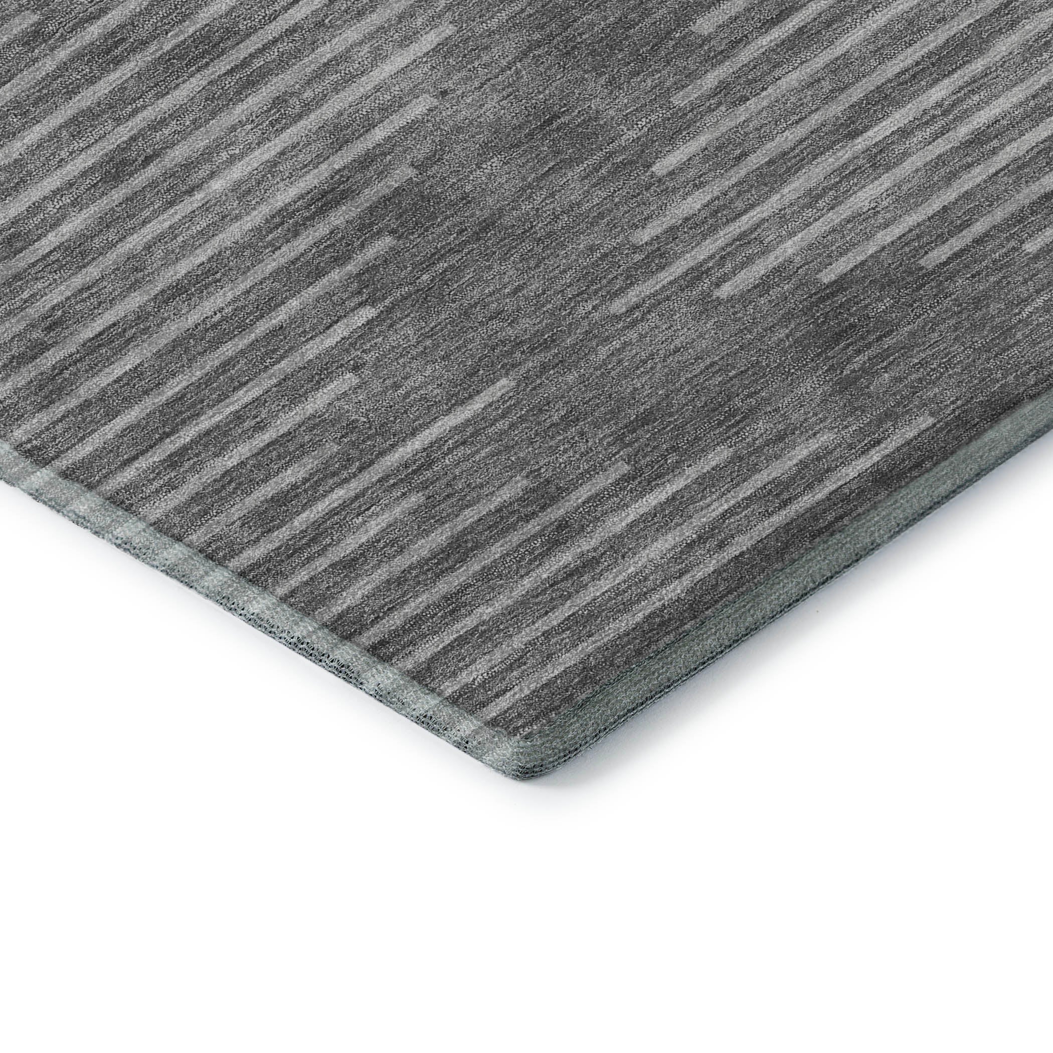 Marrakech Machine Washable Transitional Charcoal Gray Rug 1'8" x 2'6" #shape_Rectangle