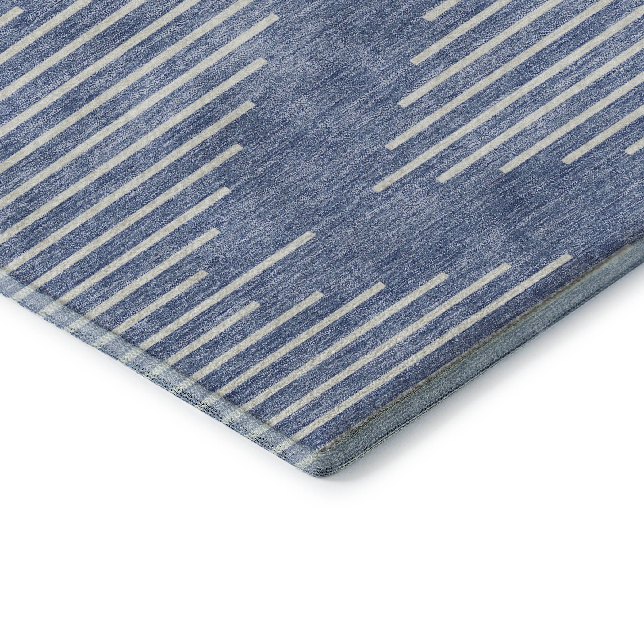 Marrakech Machine Washable Transitional Denim Blue Rug 1'8" x 2'6" #shape_Rectangle