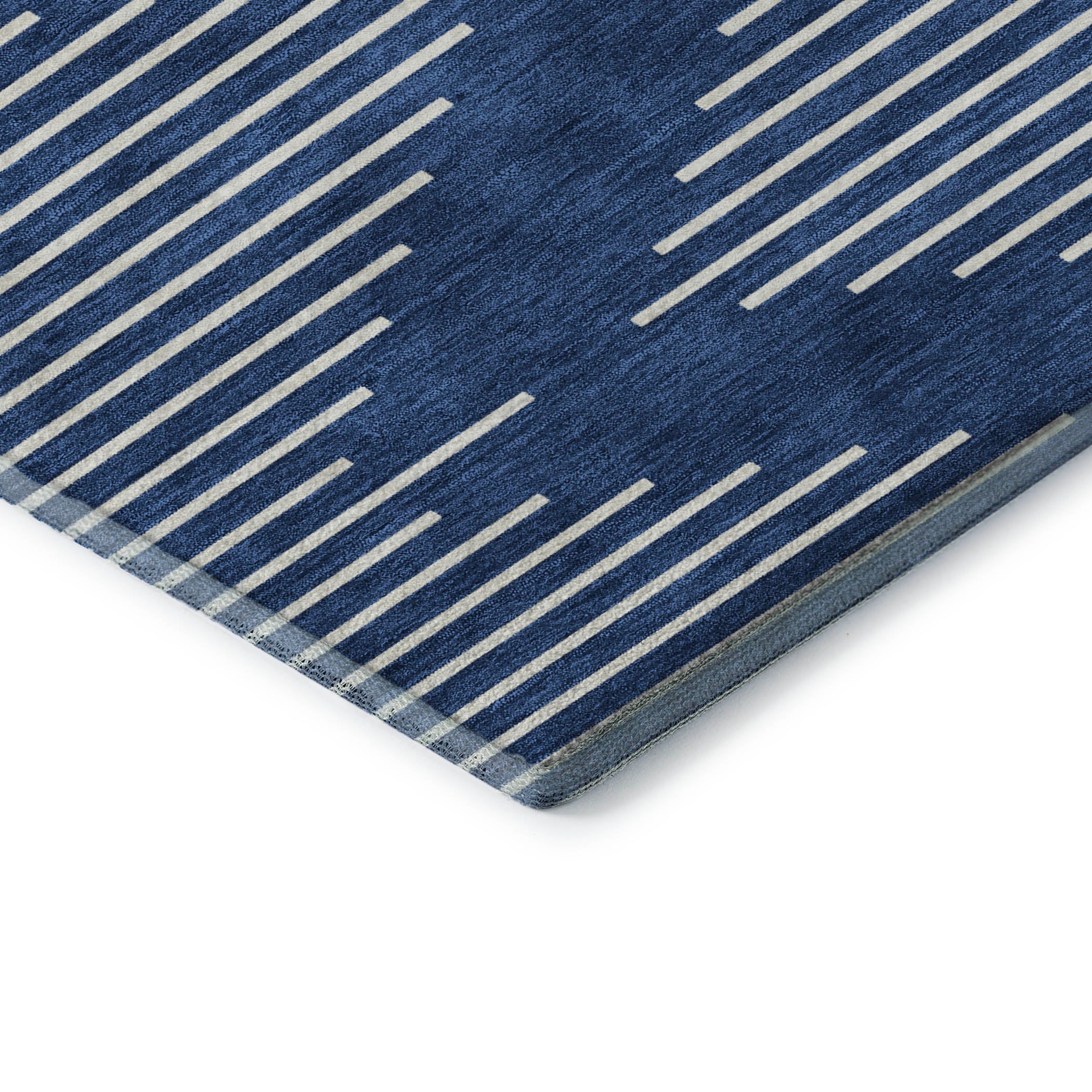 Marrakech Machine Washable Transitional Navy Blue Rug 1'8" x 2'6" #shape_Rectangle