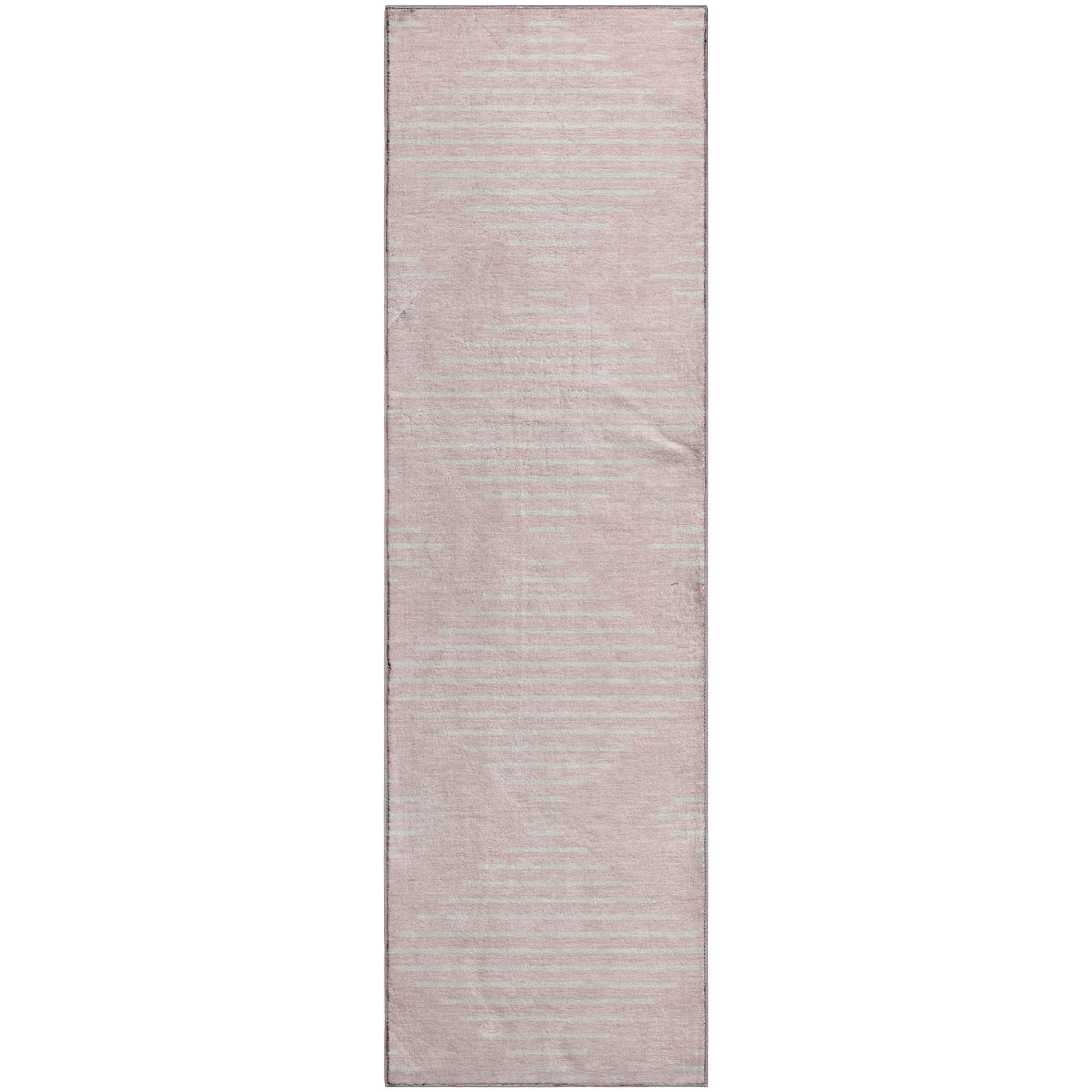 Marrakech Machine Washable Transitional Pink Rug 2'3" x 7'6" #shape_Runner